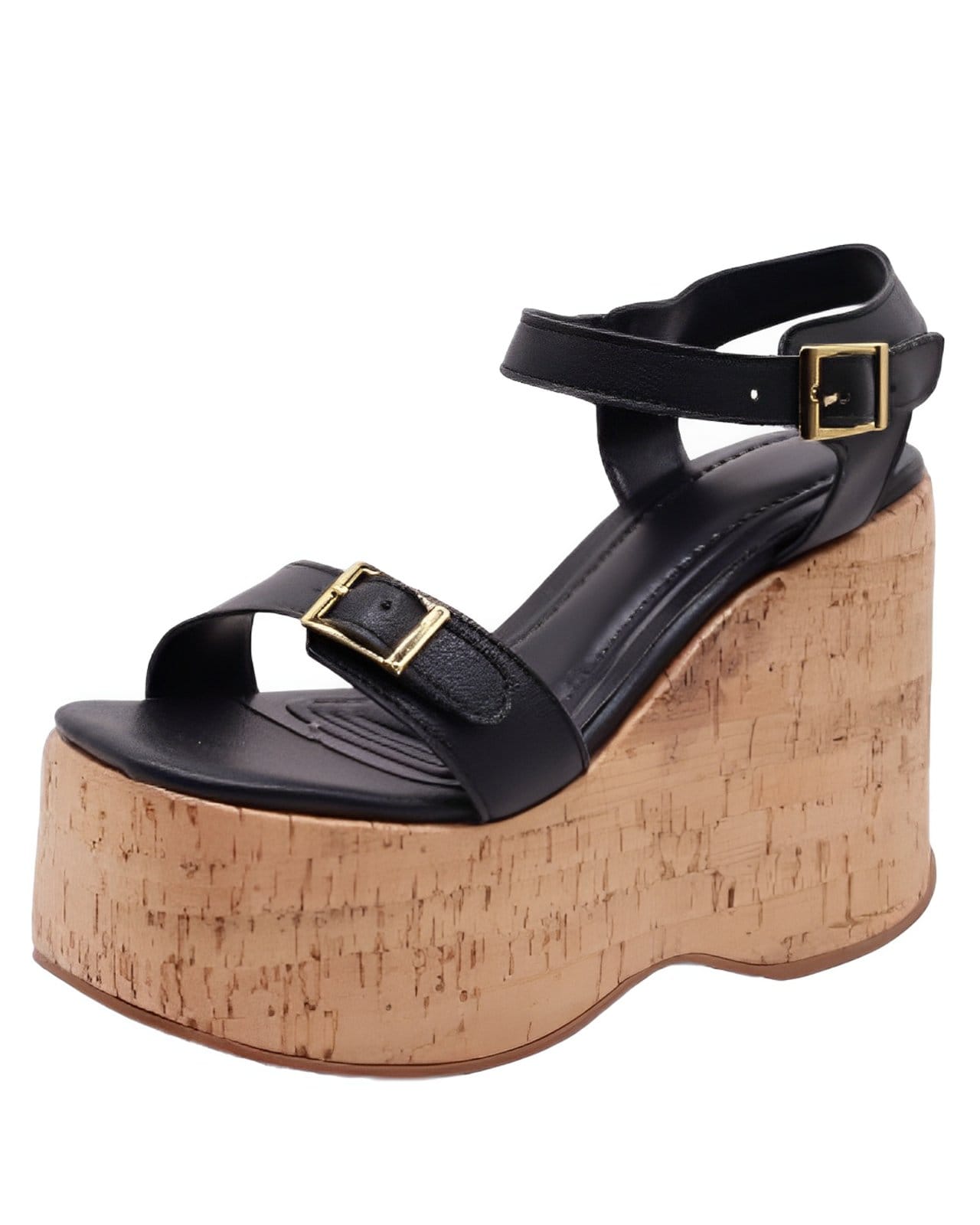 Sandália Feminino Anabela Cortiça Plataforma 182176 Floter