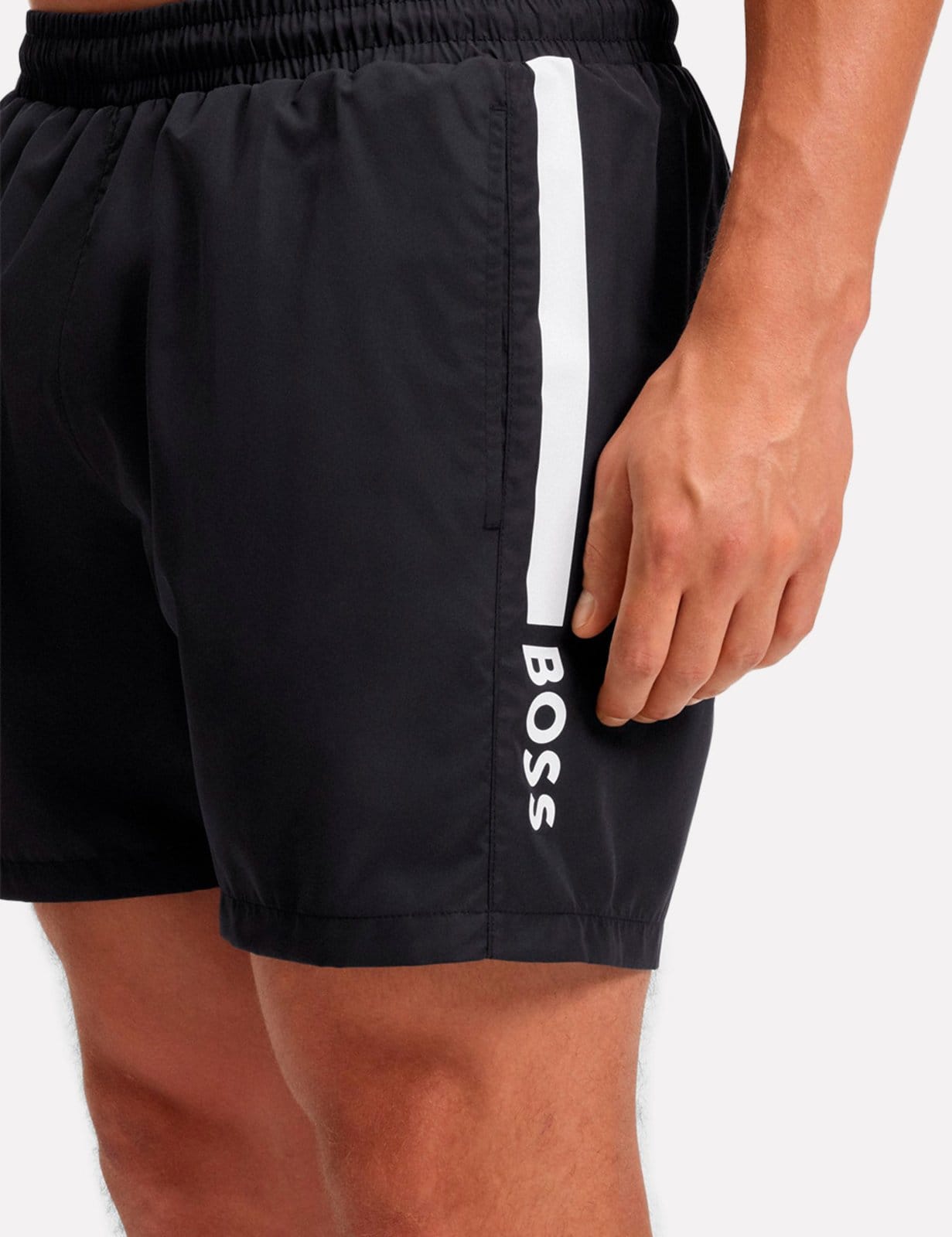 Vista 2 Short Hugo Boss Masculino Beachwear Dolphin NOS Regular Hugo Boss preto