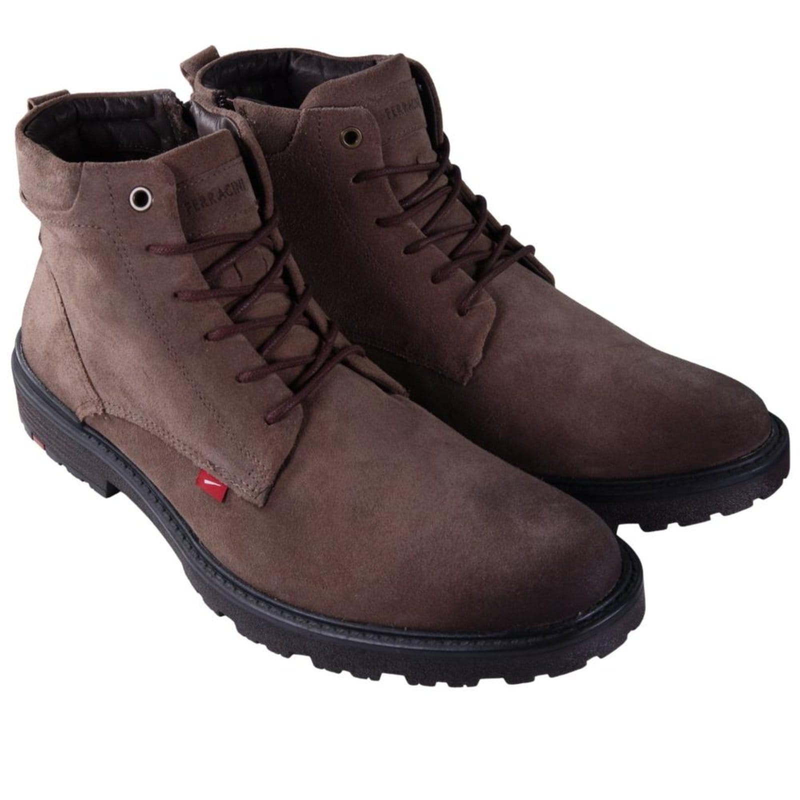 Vista 2 Bota Masculina Ferracini Atenas 9817 Chocolate Zariff incolor