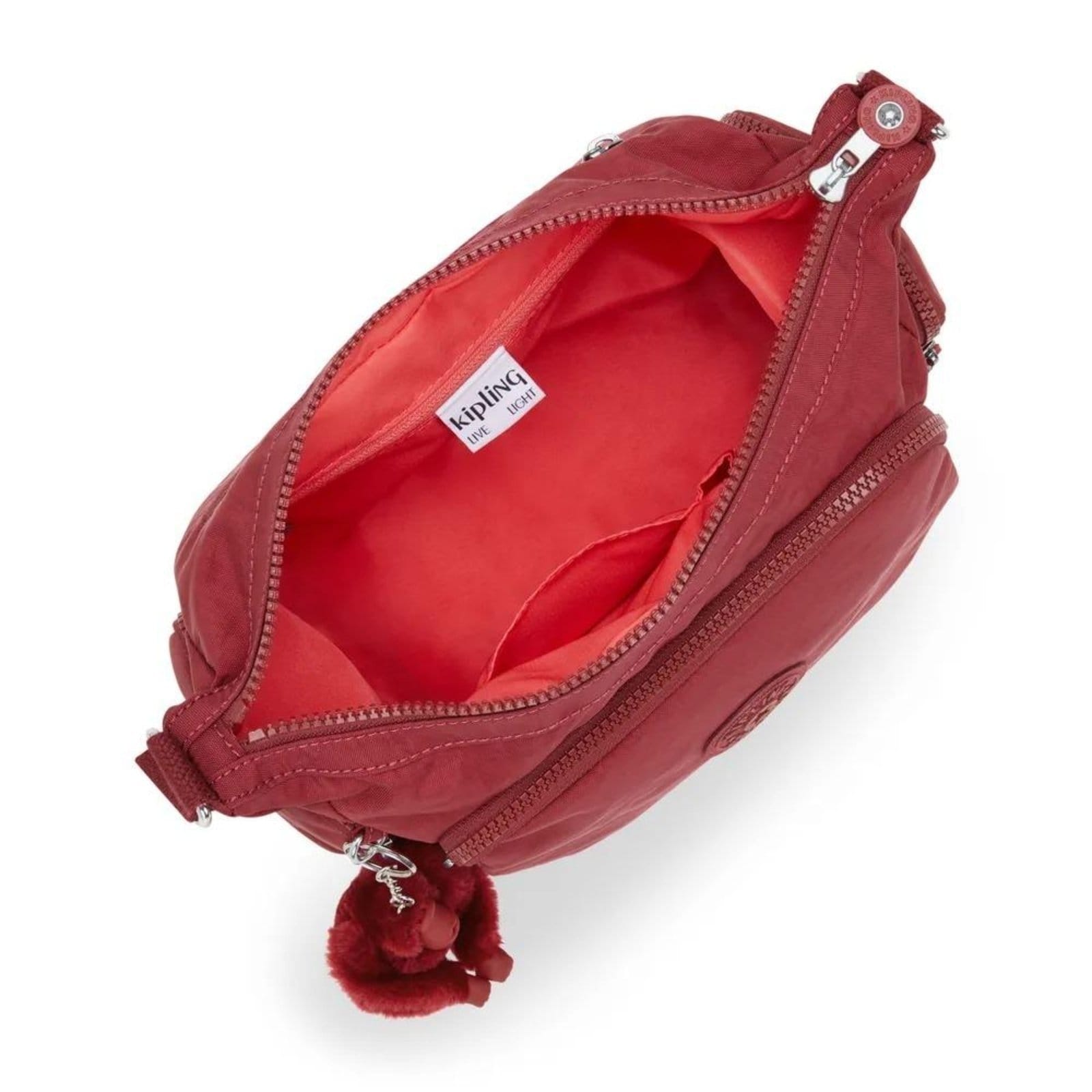 Vista 2 Bolsa Kipling Gabb S Funky Red Kipling vermelho red