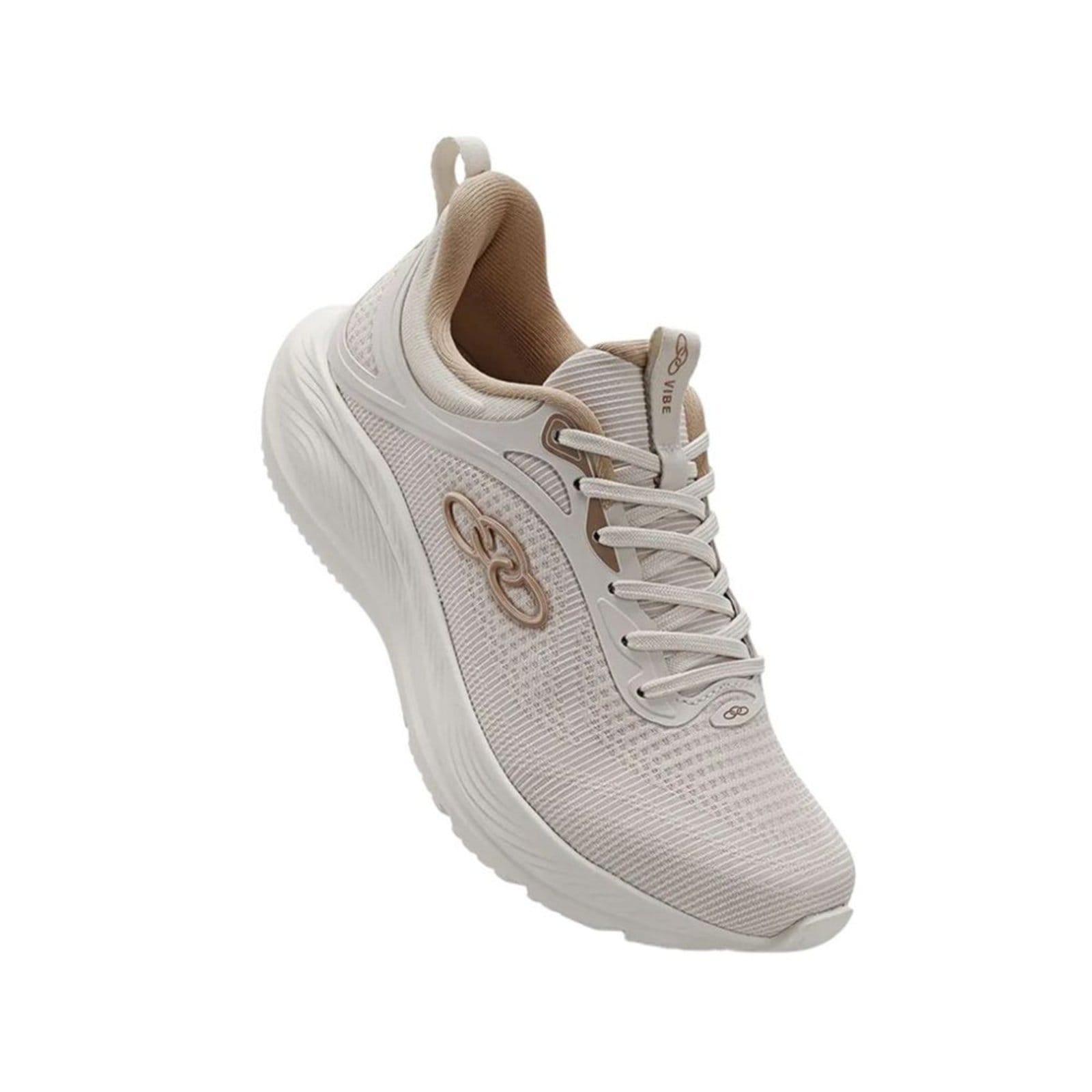 Vista 2 Tênis Running Feminino Olympikus Vibe OLYMPIKUS bege