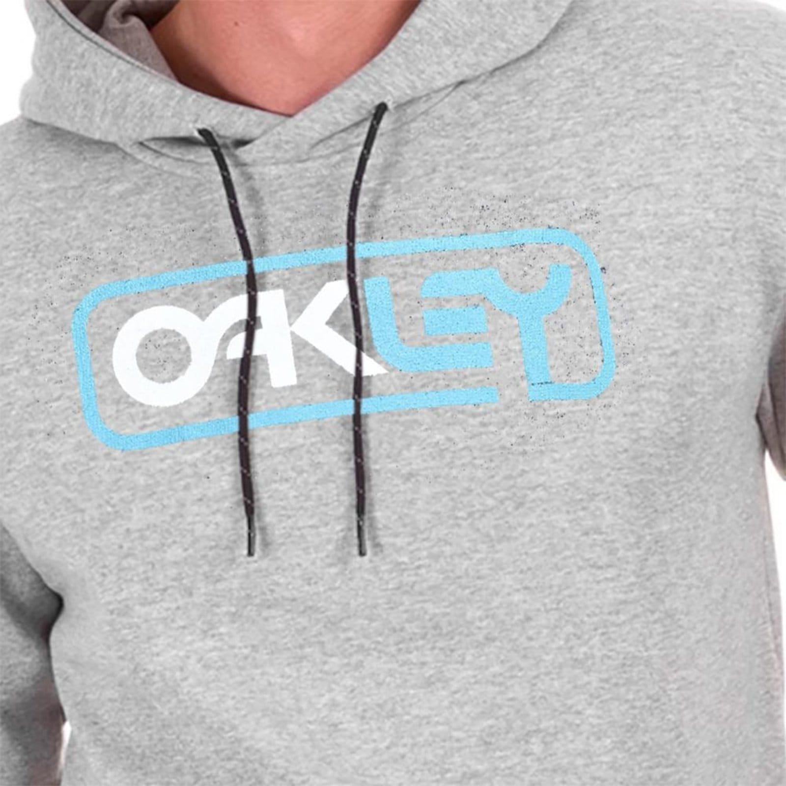 Vista 2 Moletom Oakley Canguru FP Graphic WT23 Atlhetic Heather Grey Oakley cinza grey