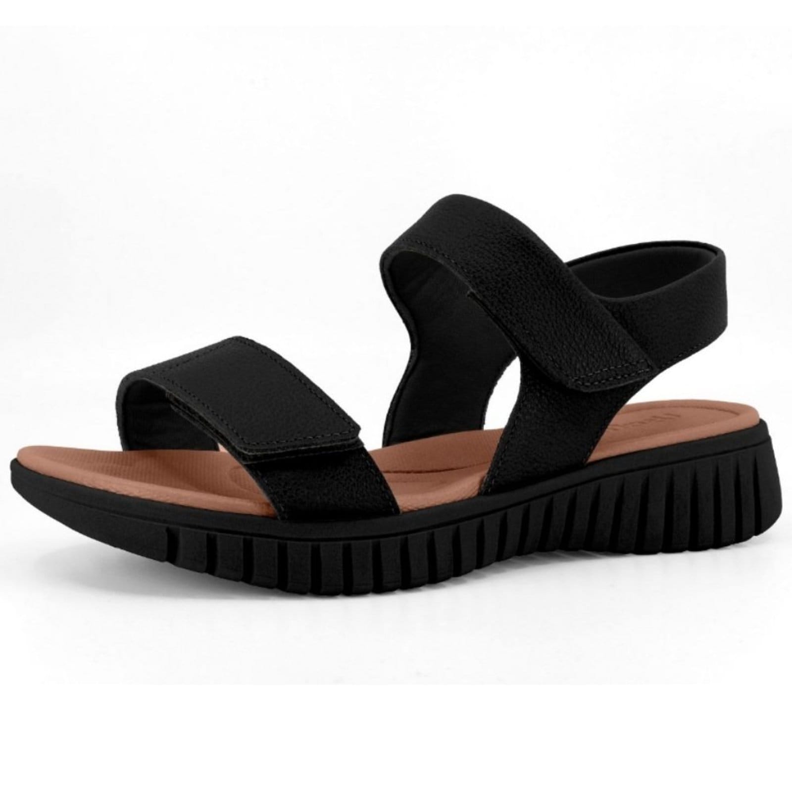 Vista 2 Sandália Papete Feminina Usaflex UD11007 Usaflex preto