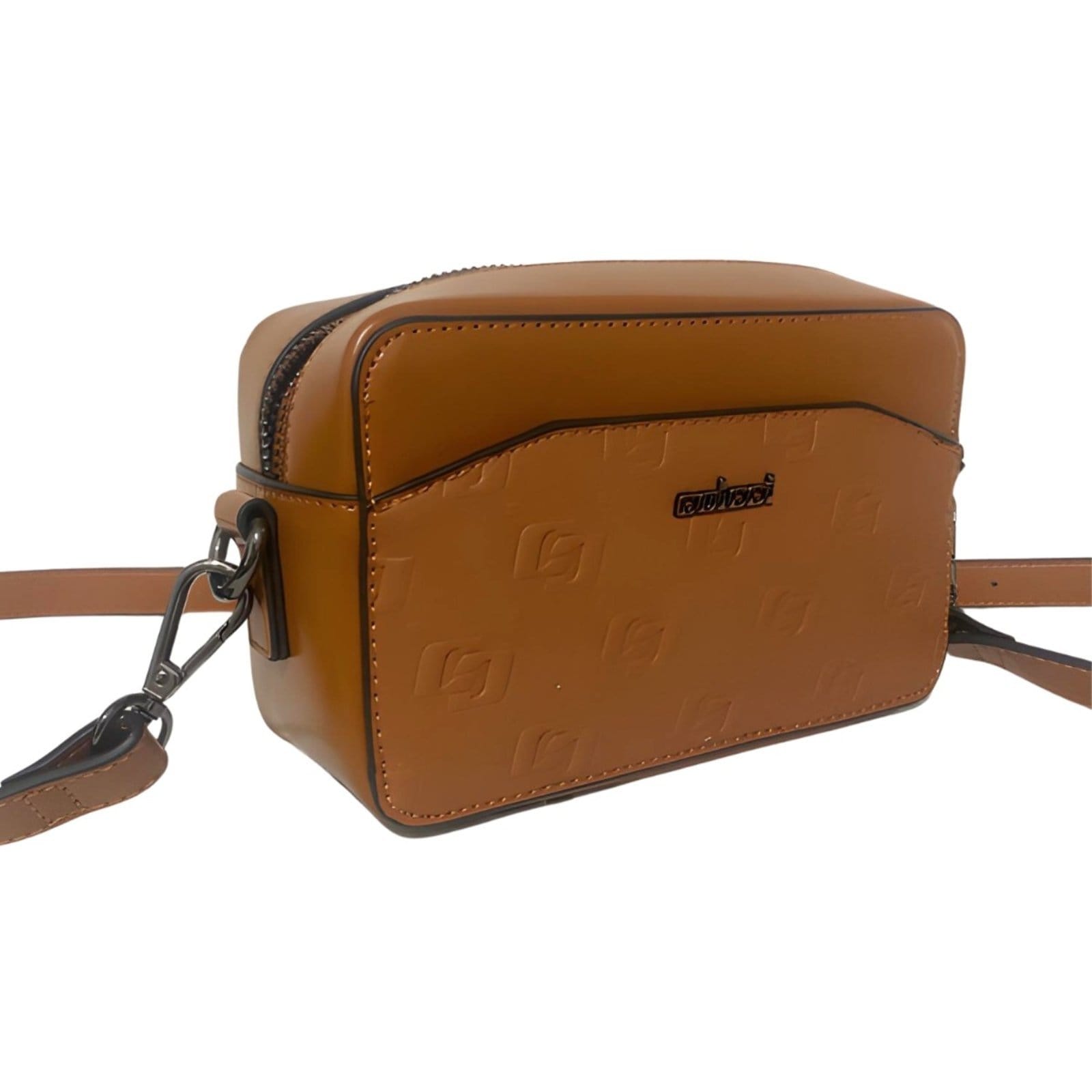 Vista 2 Bolsa Colcci Feminina Camera Bag Relevo Colcci caramelo
