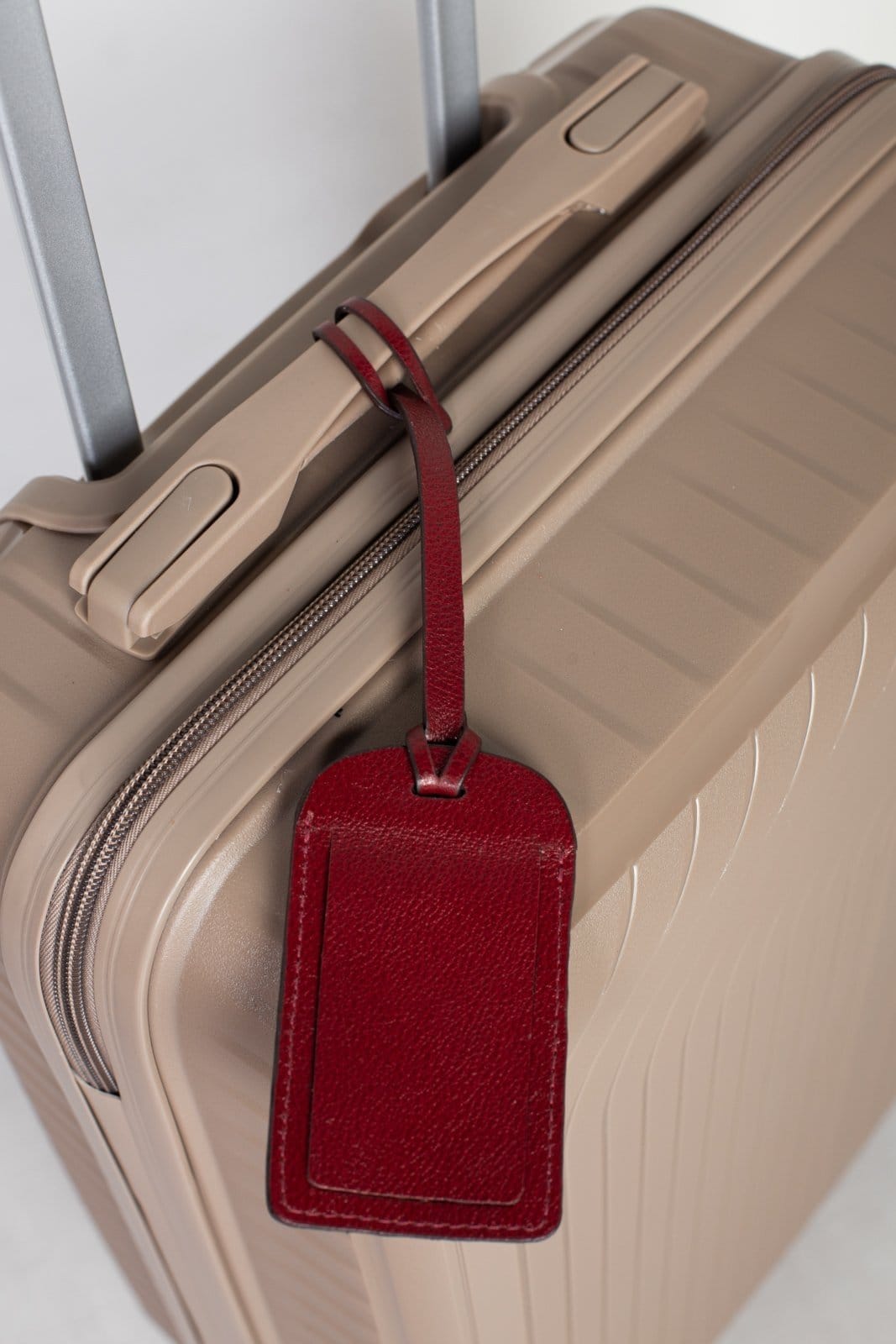 Vista 2 Tag Andrea Vinci De Viagem Em Couro Liso - Vermelha Andrea Vinci azul