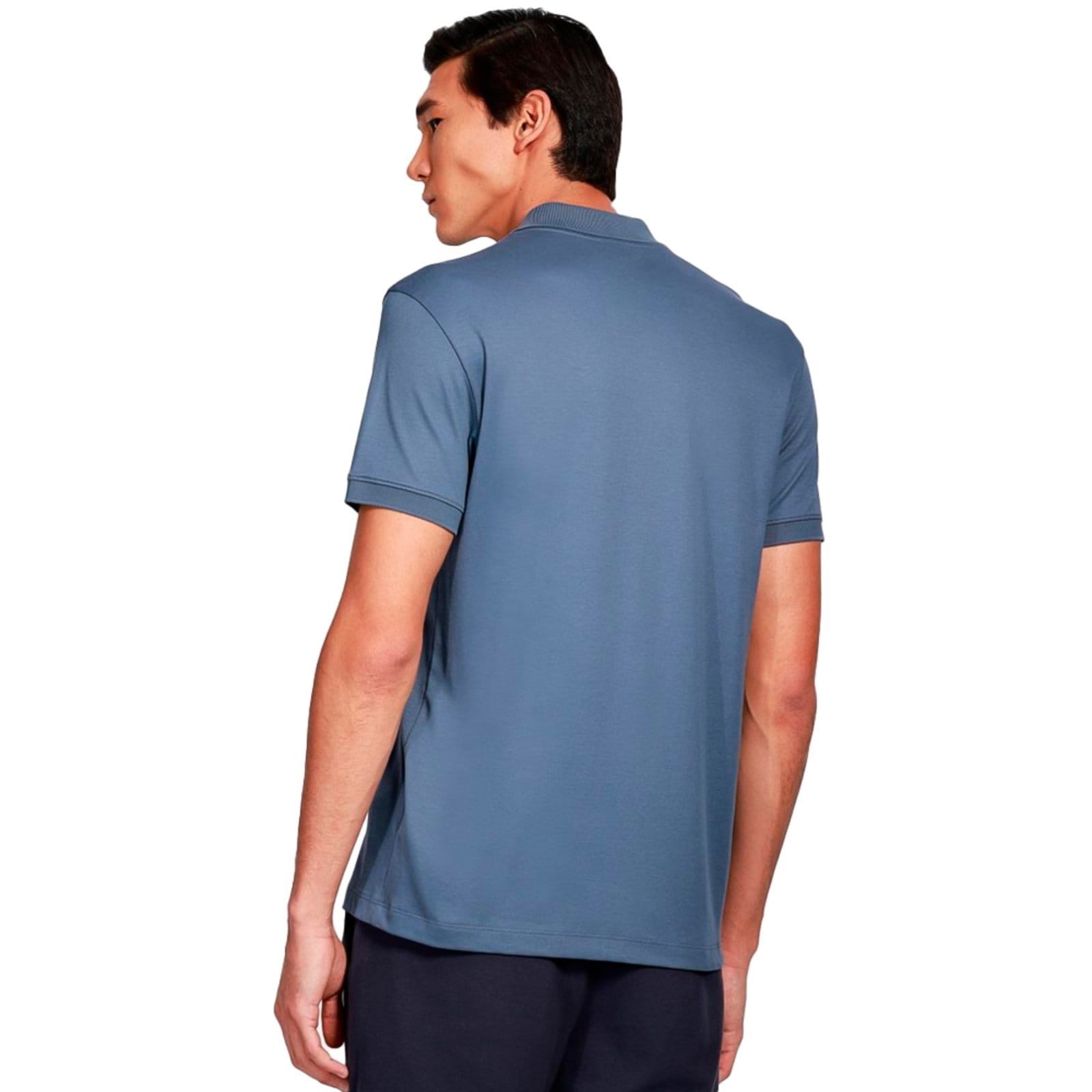 Vista 2 Camisa Polo Aramis Interlock Pima Ve25 Masculino Aramis azul