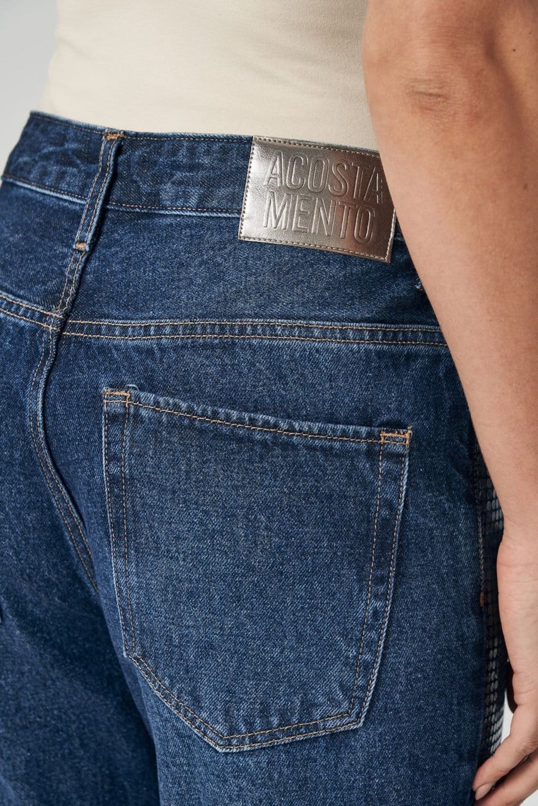 Vista 2 Calça Boyfriend Glam Feminina Acostamento ACT FEMININO jeans