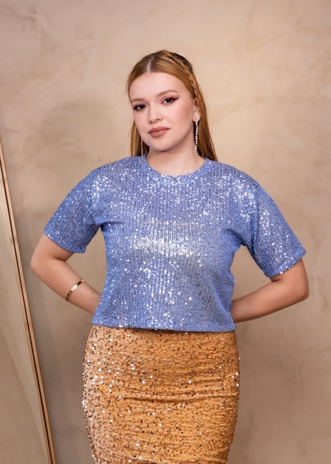 Cropped Paetê Cia do Vestido - 2