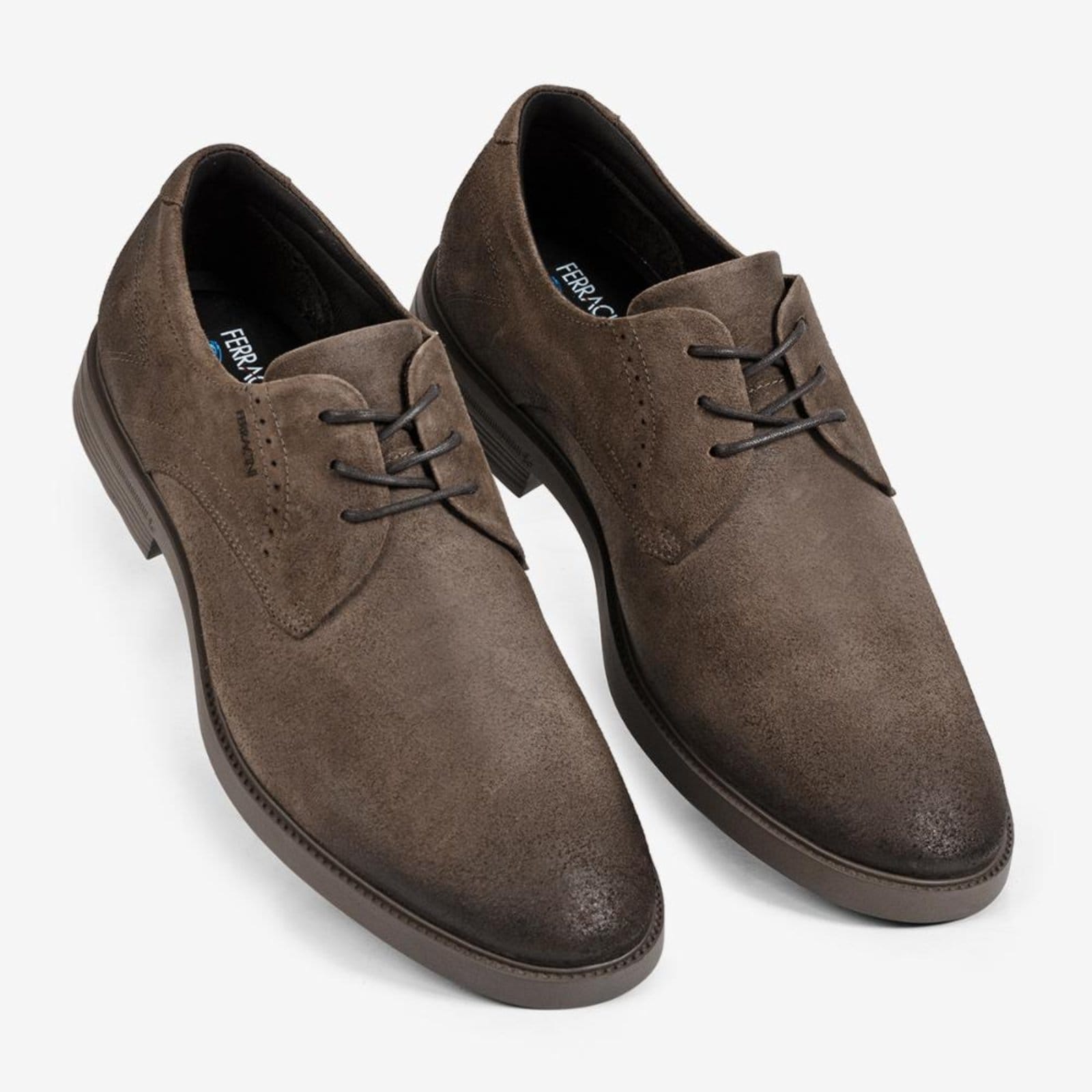 Vista 2 Sapato Ferracini Casual Bali de Couro Rústico Fly FERRACINI marrom