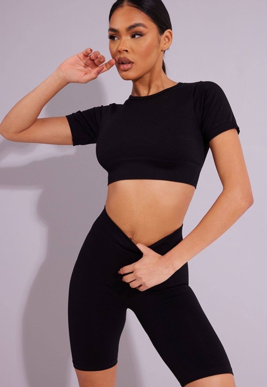 Short Legging Cintura Alta Diluxo Bermuda Ciclista