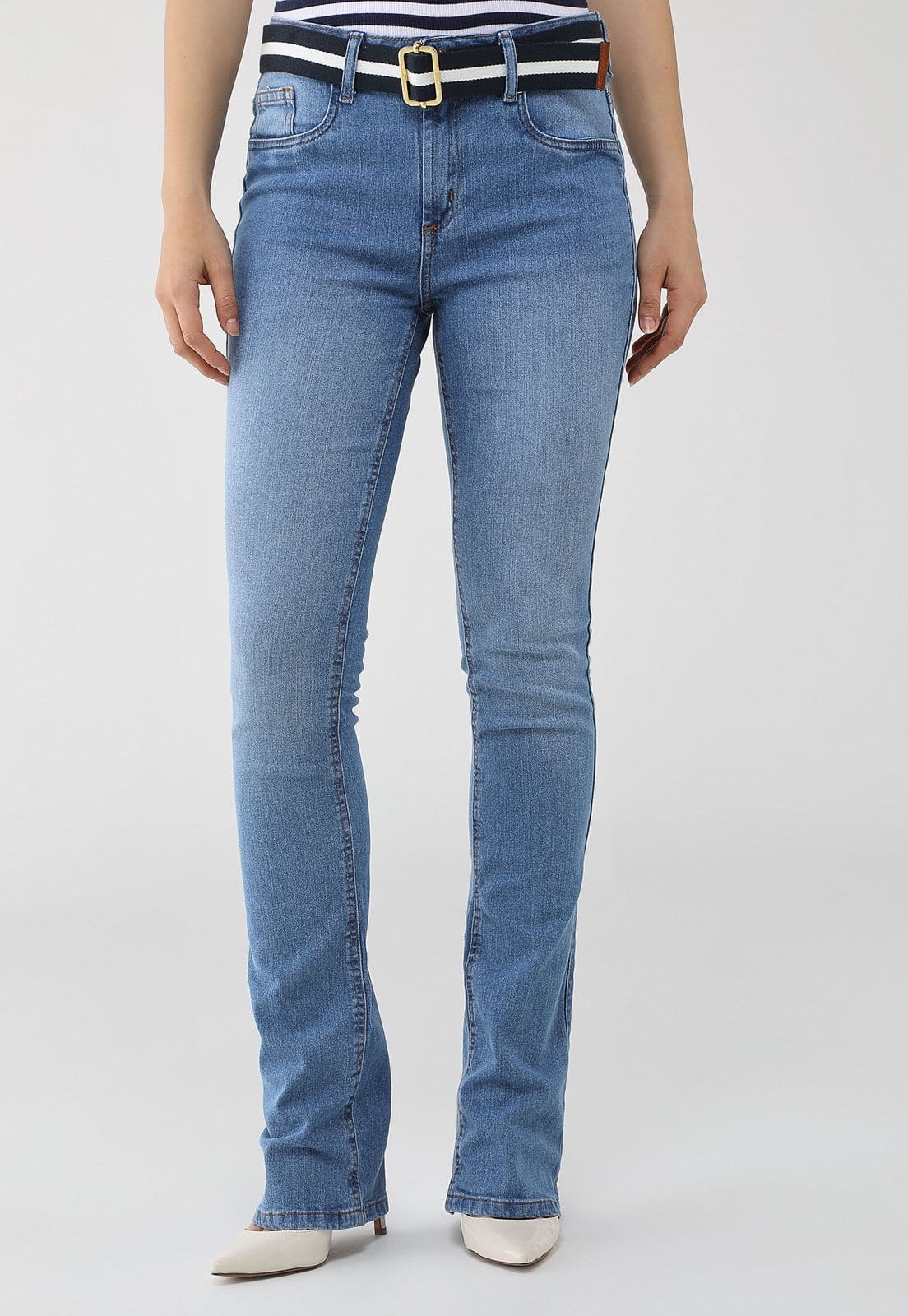 Calça Jeans Lança Perfume Bootcut Pocket