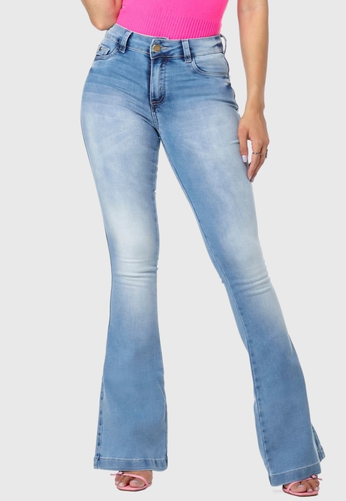 Calça Jeans HNO Jeans Flare Sky Brech