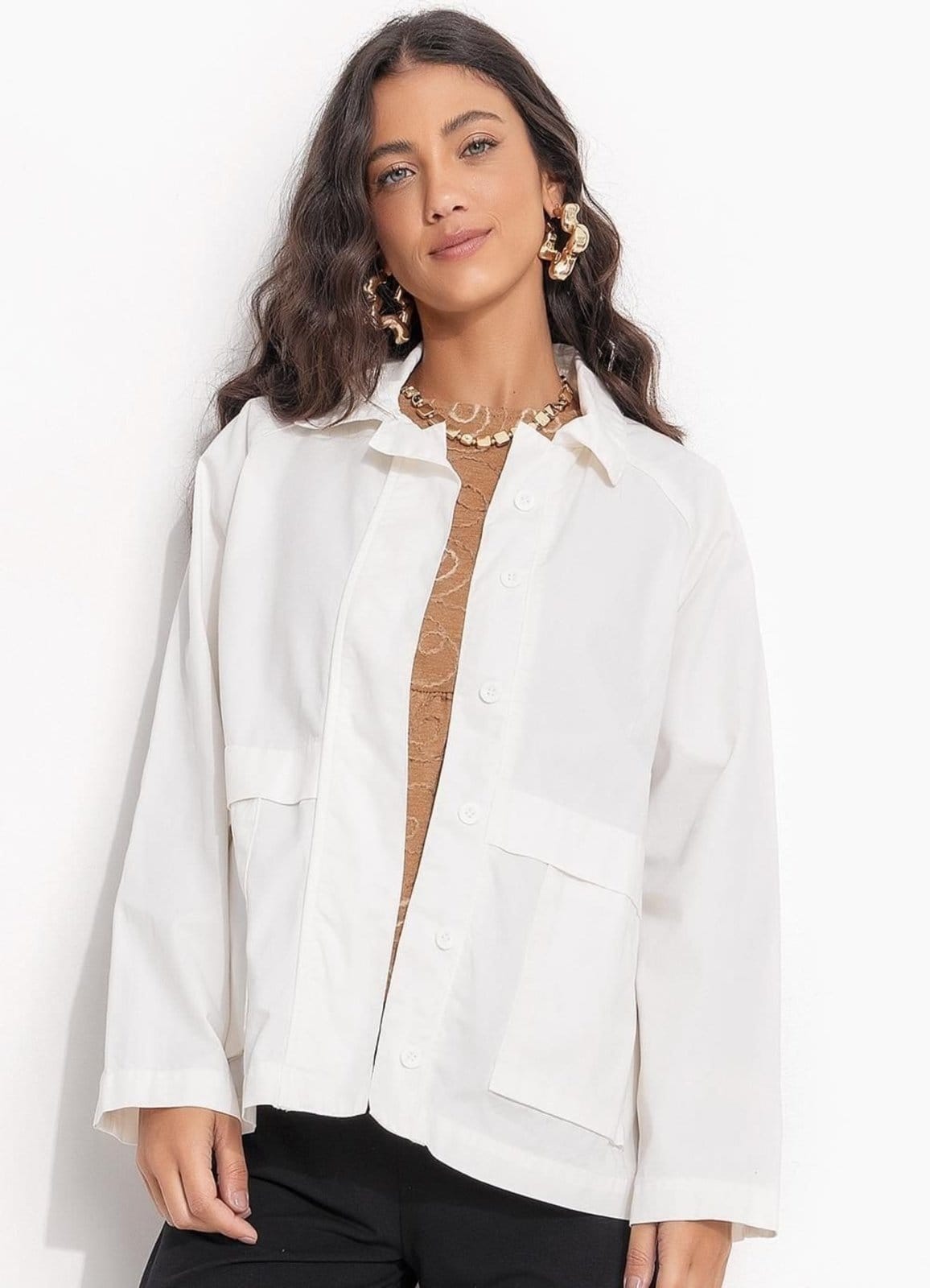 Jaqueta Sarja Off White