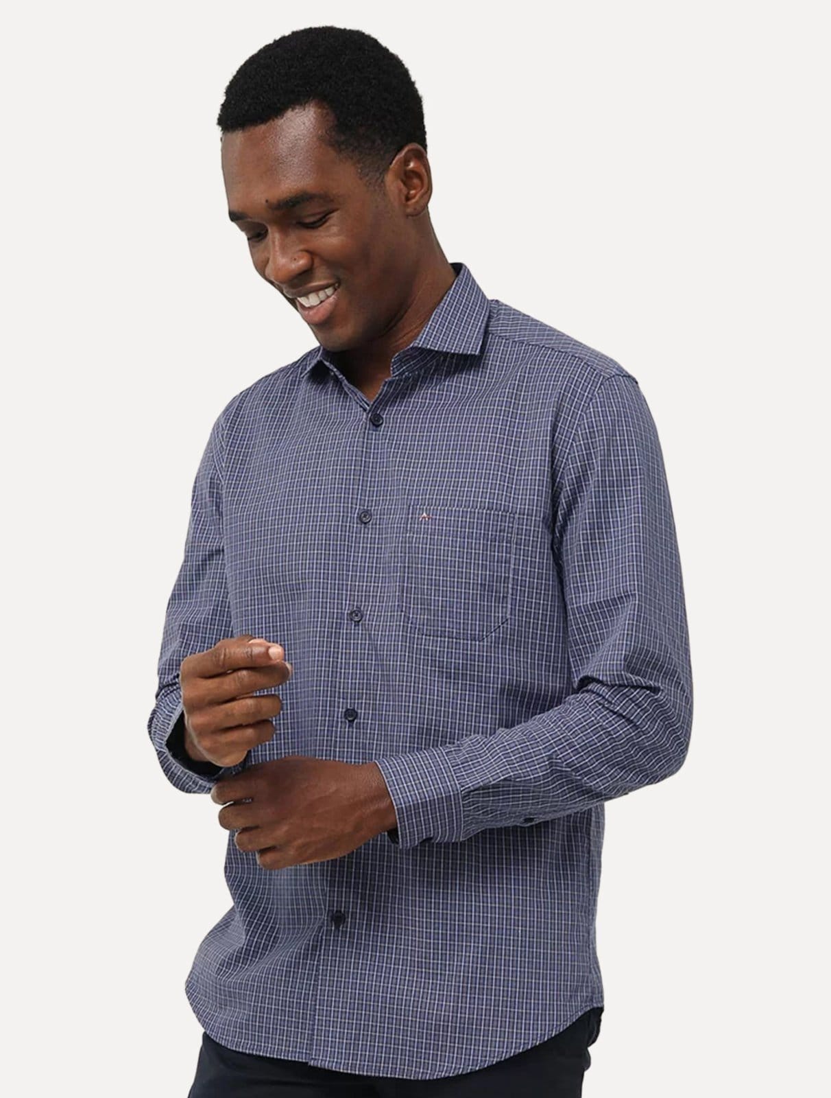 Camisa Aramis Masculina Regular Tricoline Micro Xadrez