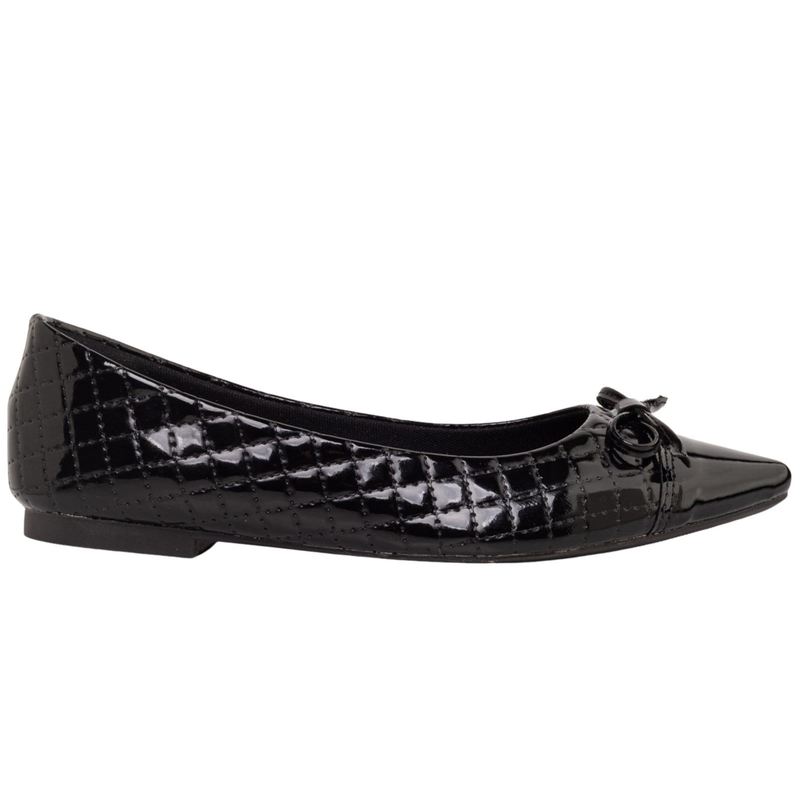 Sapatilha Feminina Bico Fino Metalassê Bordado Confortavel Via Angel 16.07