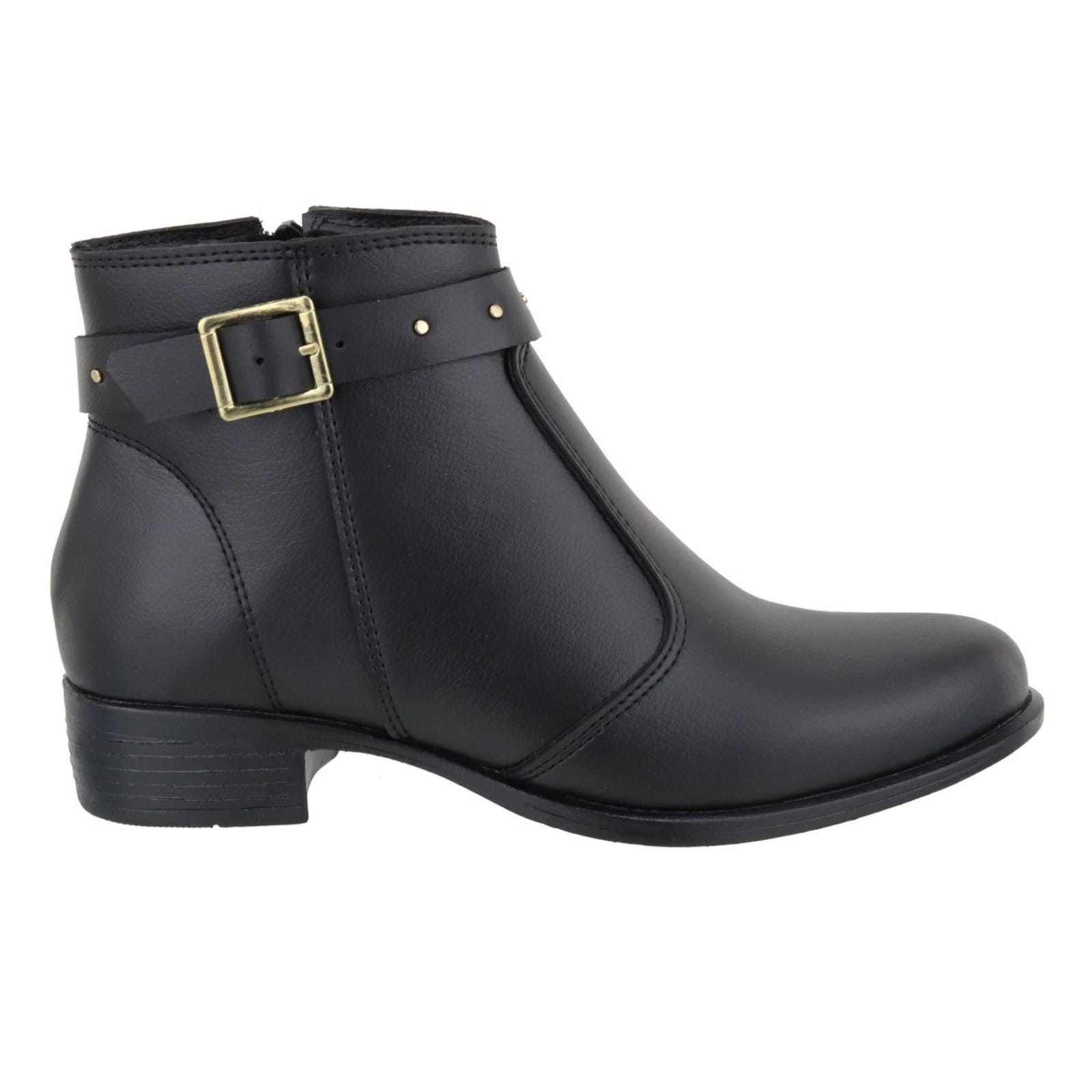 Bota Feminina para Dia a Dia e Trabalho com Máximo Conforto Retta Oficial Preta