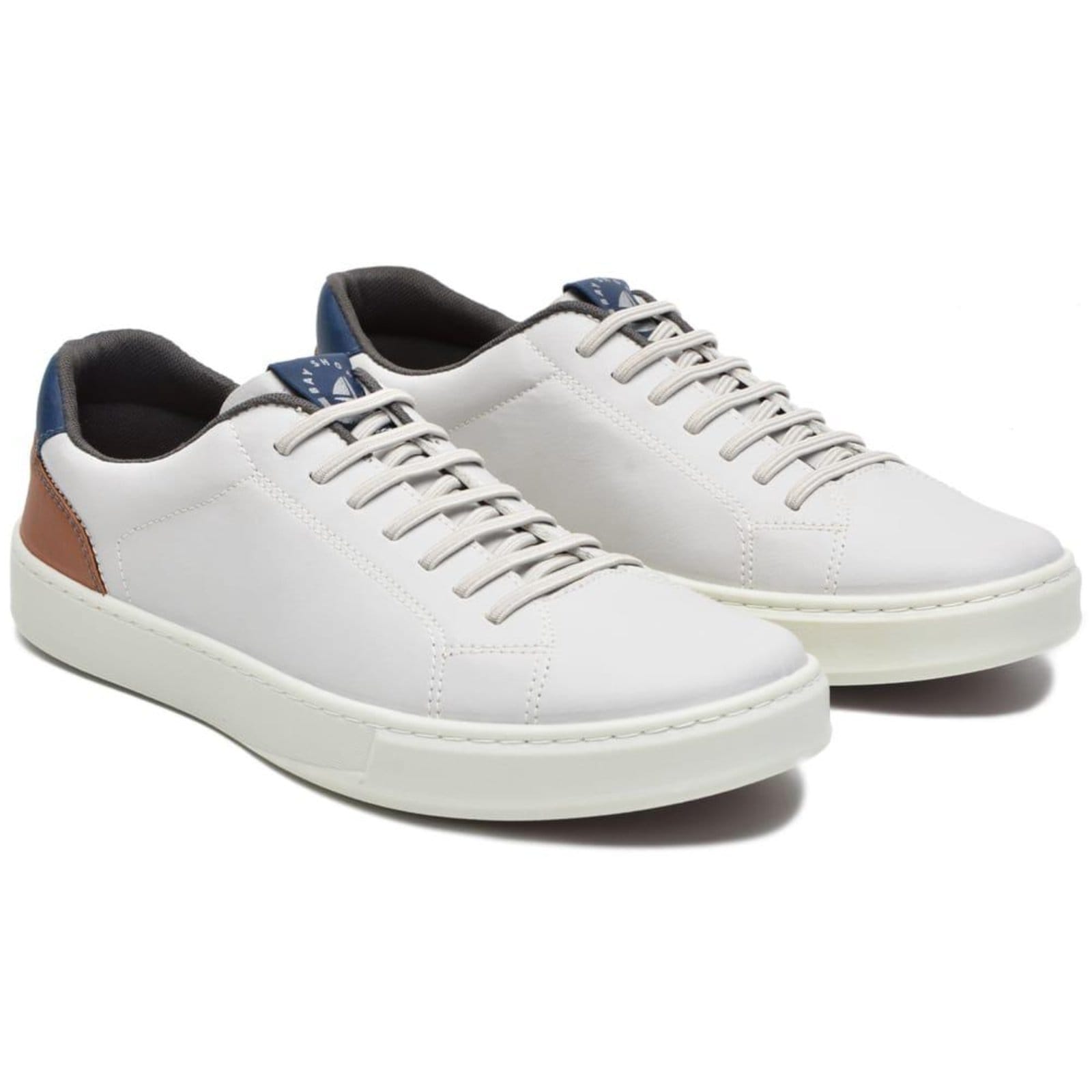 Sapato Masculino Casual Veritimo Sapatenis Elástico Calce Fácil Conforto Leve Claro