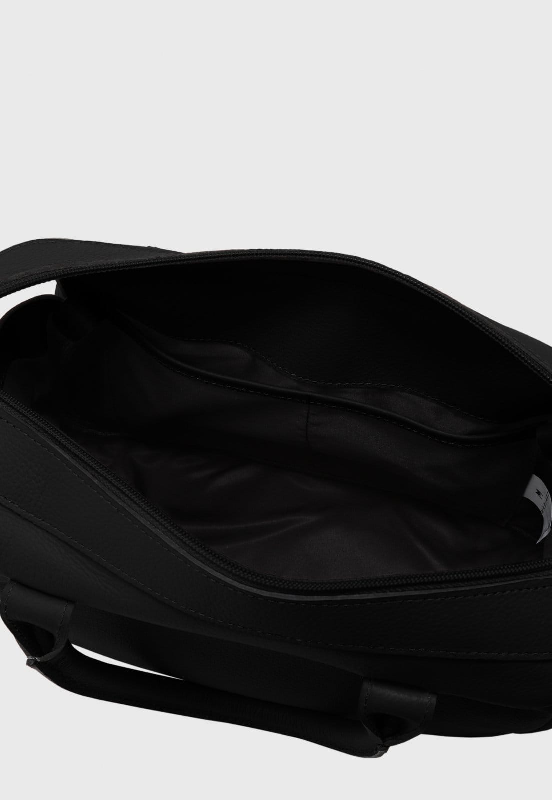 Vista 2 Bolsa Bowling Couro Mariart Jambuzinha Preta Mariart preto