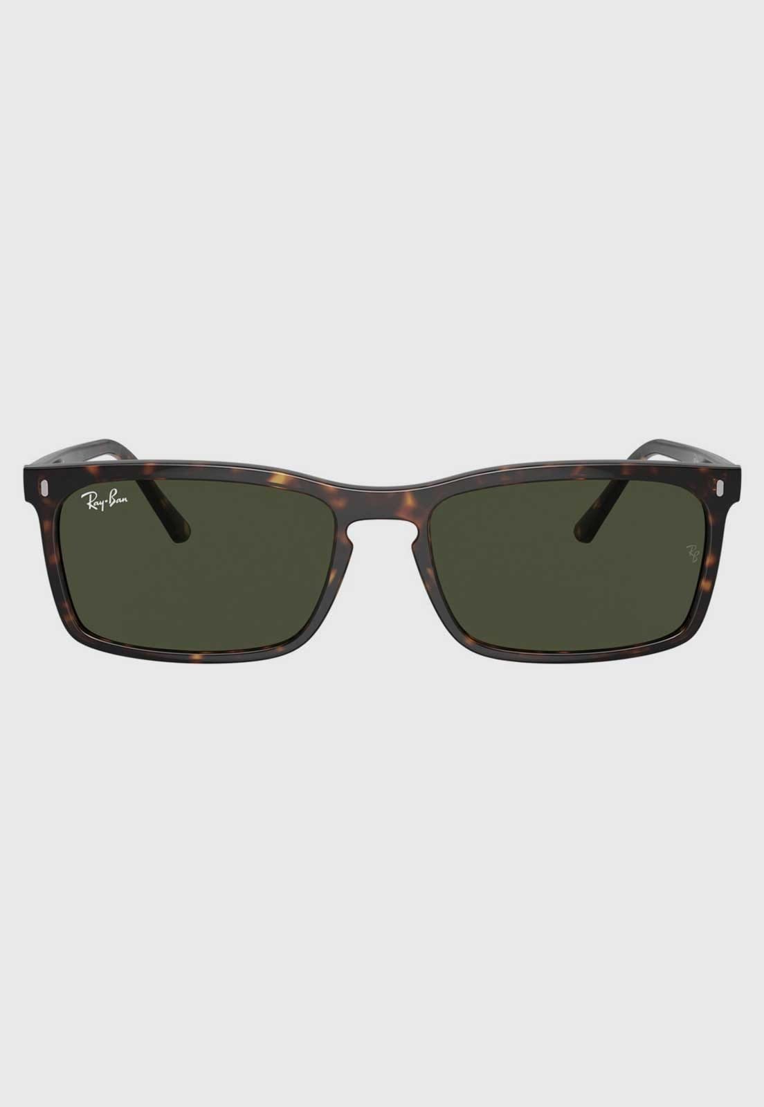 Vista 2 Óculos Masculino Ray-Ban Retangular Tartaruga Ray-Ban verde