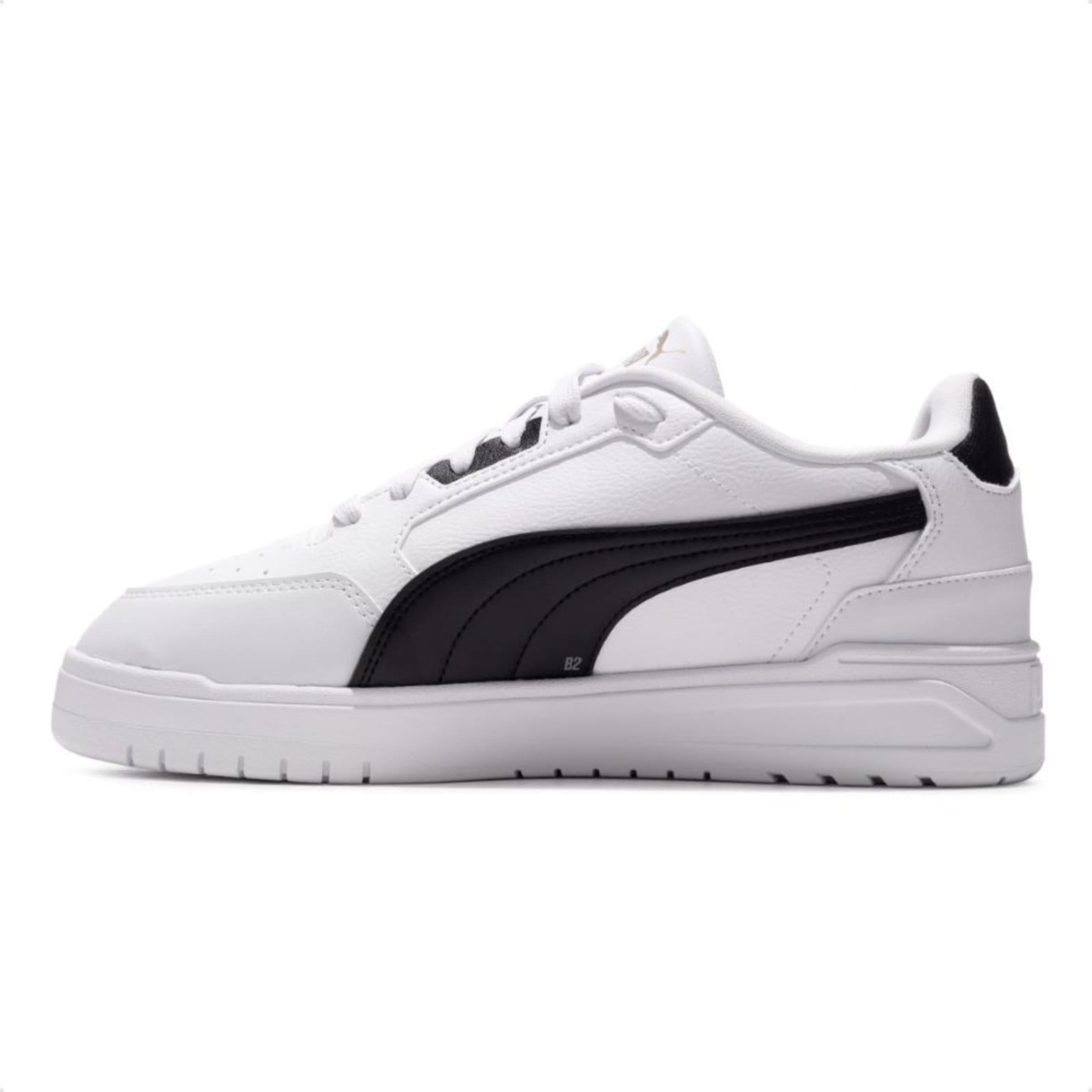 Vista 2 Tênis Puma Shuffle Downtown Masculino Puma branco