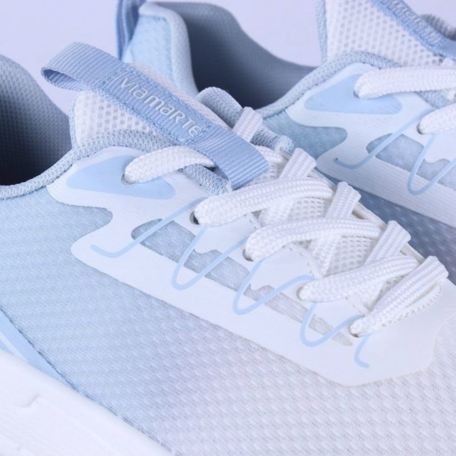 Vista 2 Tênis Running Via Marte Feminino 323-001 Via Marte VIA MARTE azul