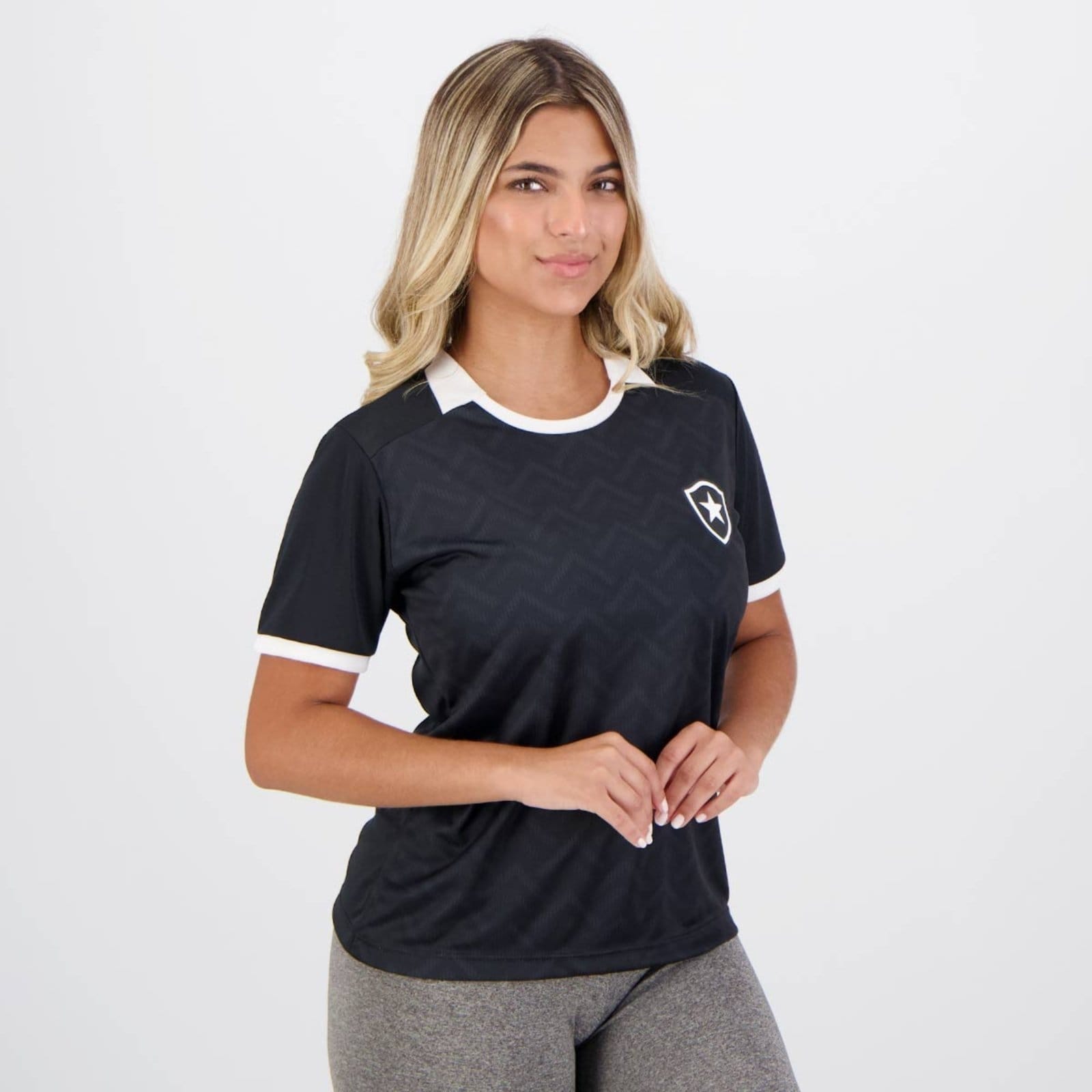 Camisa Botafogo Chalkboard Feminina Preta - 2
