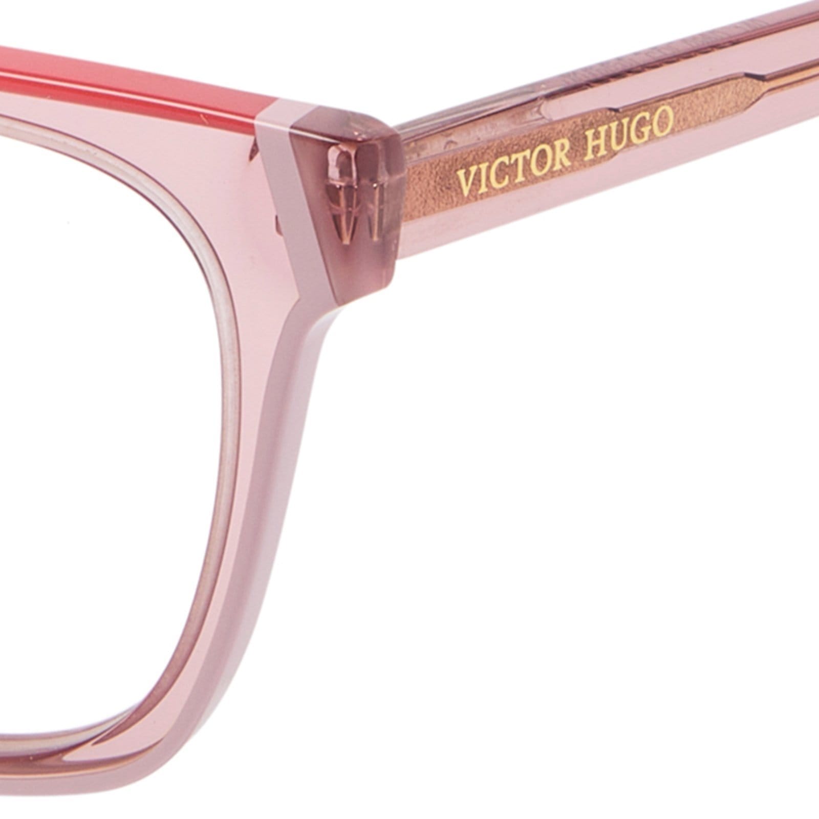 Vista 2 Armação de Óculos Victor Hugo VH1903V 096D Crystal Victor Hugo rosa