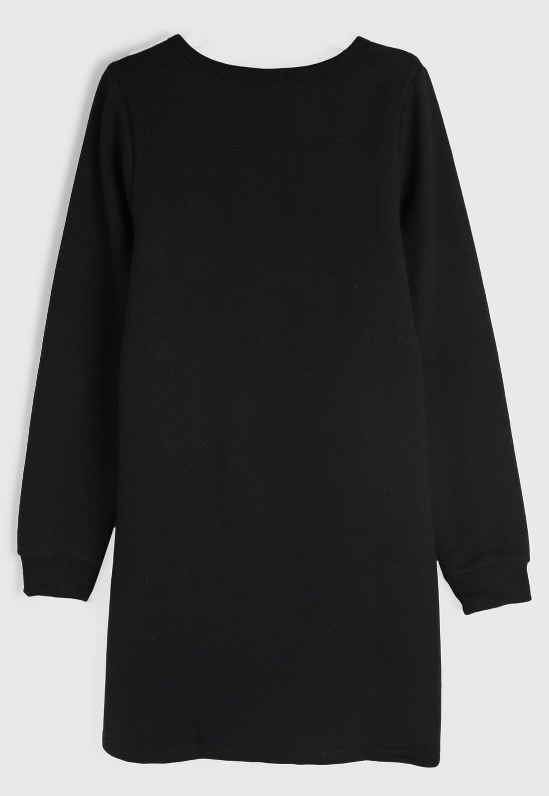 Vista 2 Infantil - Vestido Brandili Wandinha Brandili preto