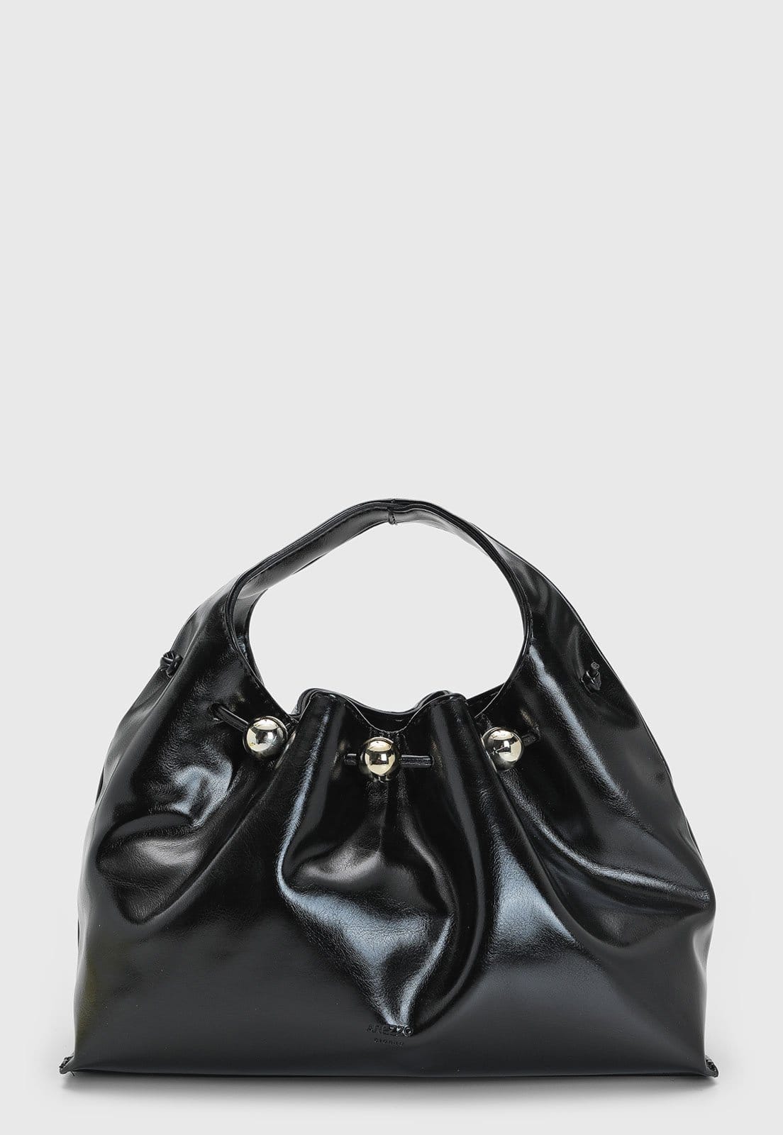 Bolsa Feminina Arezzo Fechamento Saco Preta