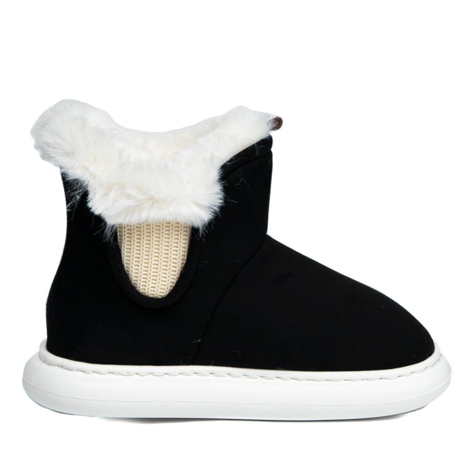 Infantil - Pantufa Bota Feminina Flowfa Emma Preto