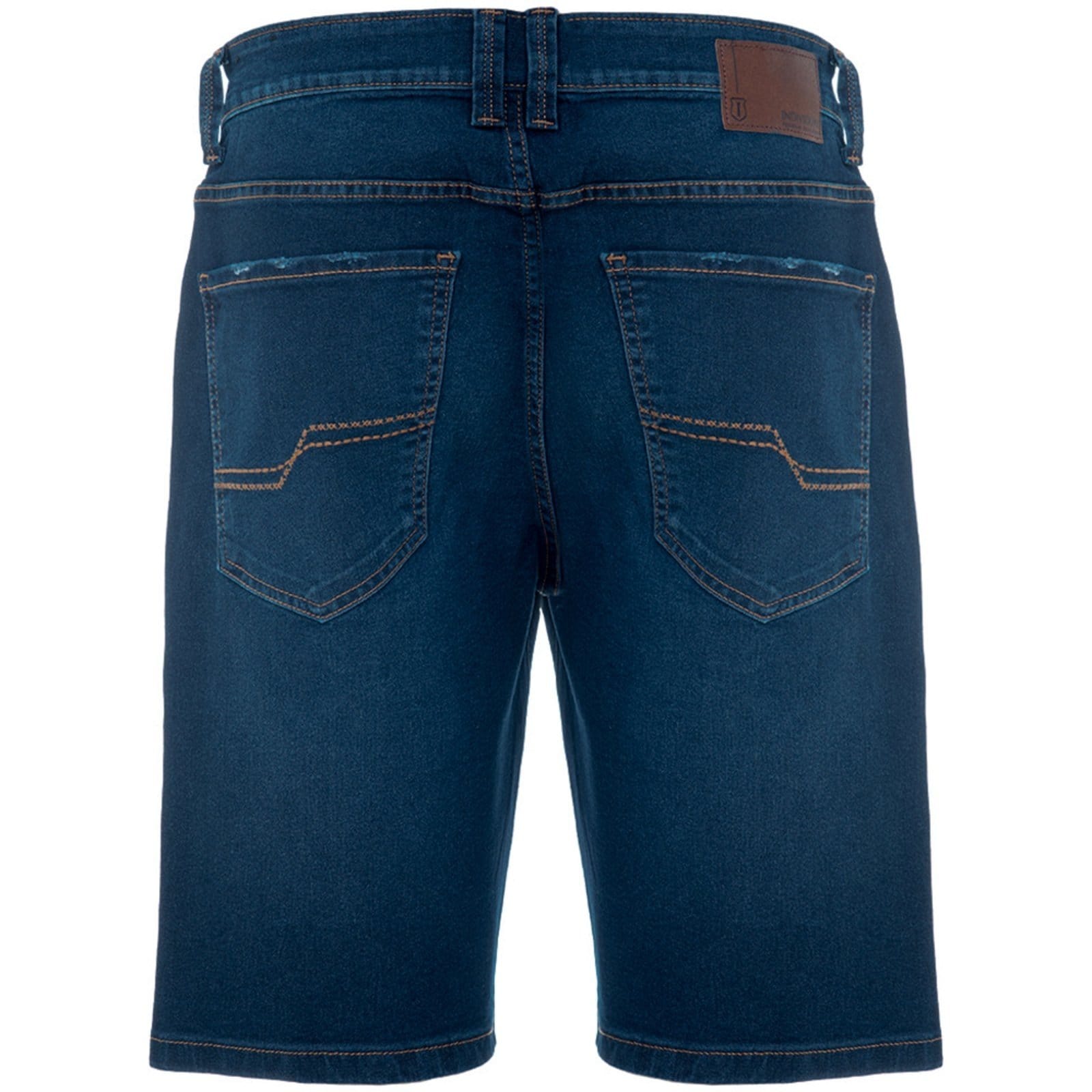 Vista 2 Bermuda Jeans Individual Right In24 Masculino Individual azul