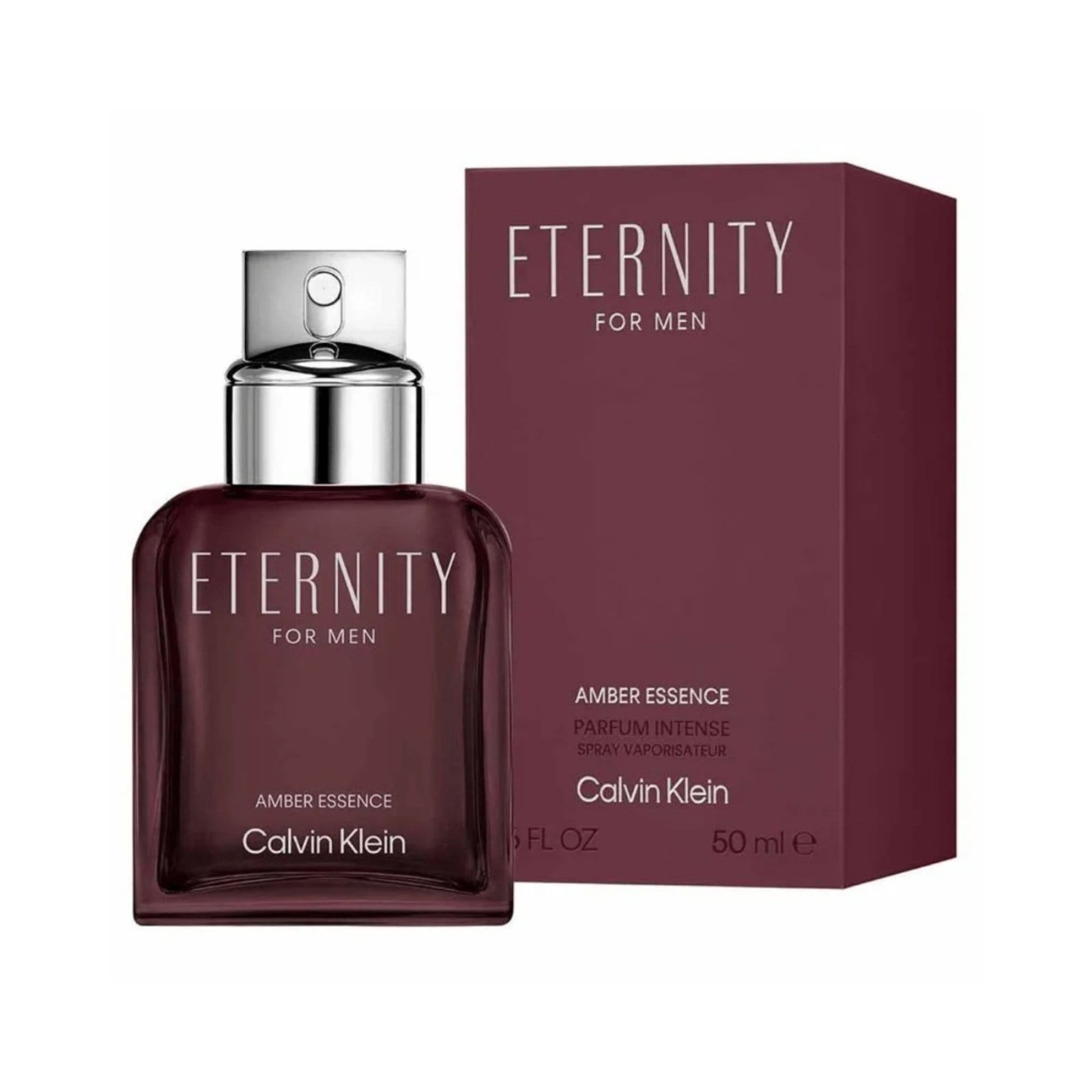 Vista 2 Calvin Klein Eternity Amber Essence Parfum - Perfume Masculino Calvin Klein bordô