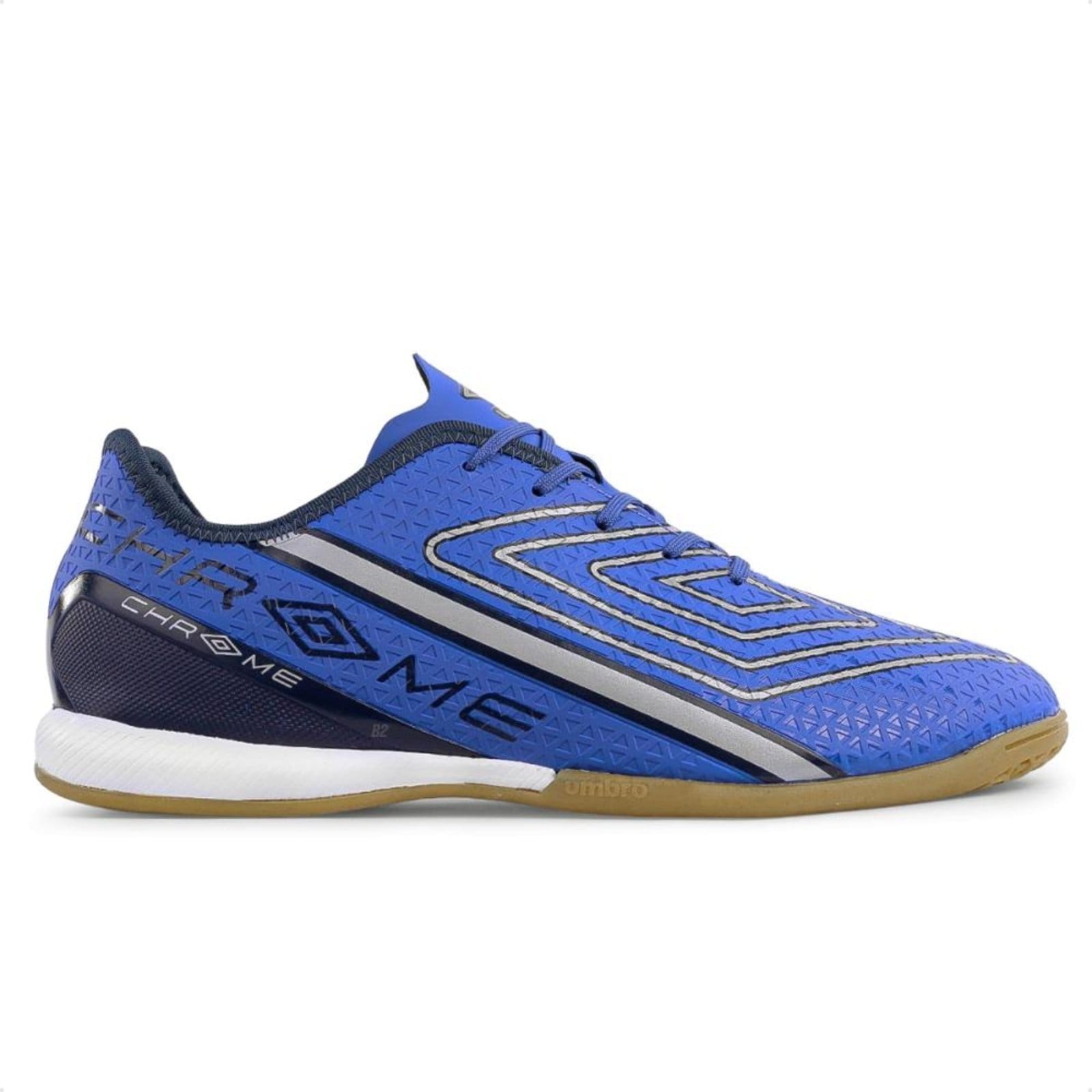 Chuteira Futsal Umbro Chrome Masculina Azul