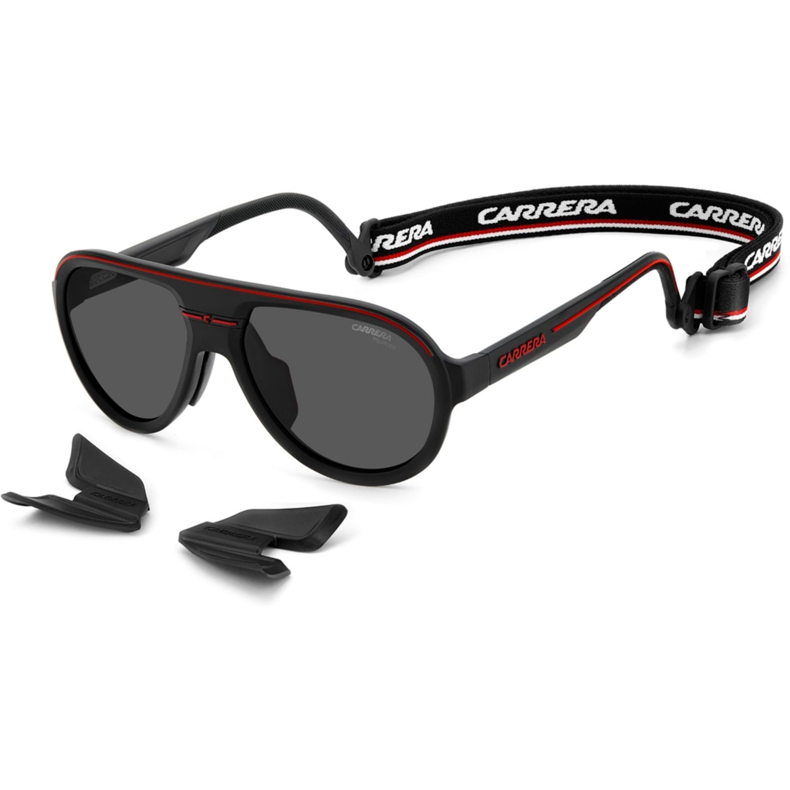 Vista 2 Óculos de Sol Carrera Sport 09S XT BLX 57M9 Polarizado Carrera preto