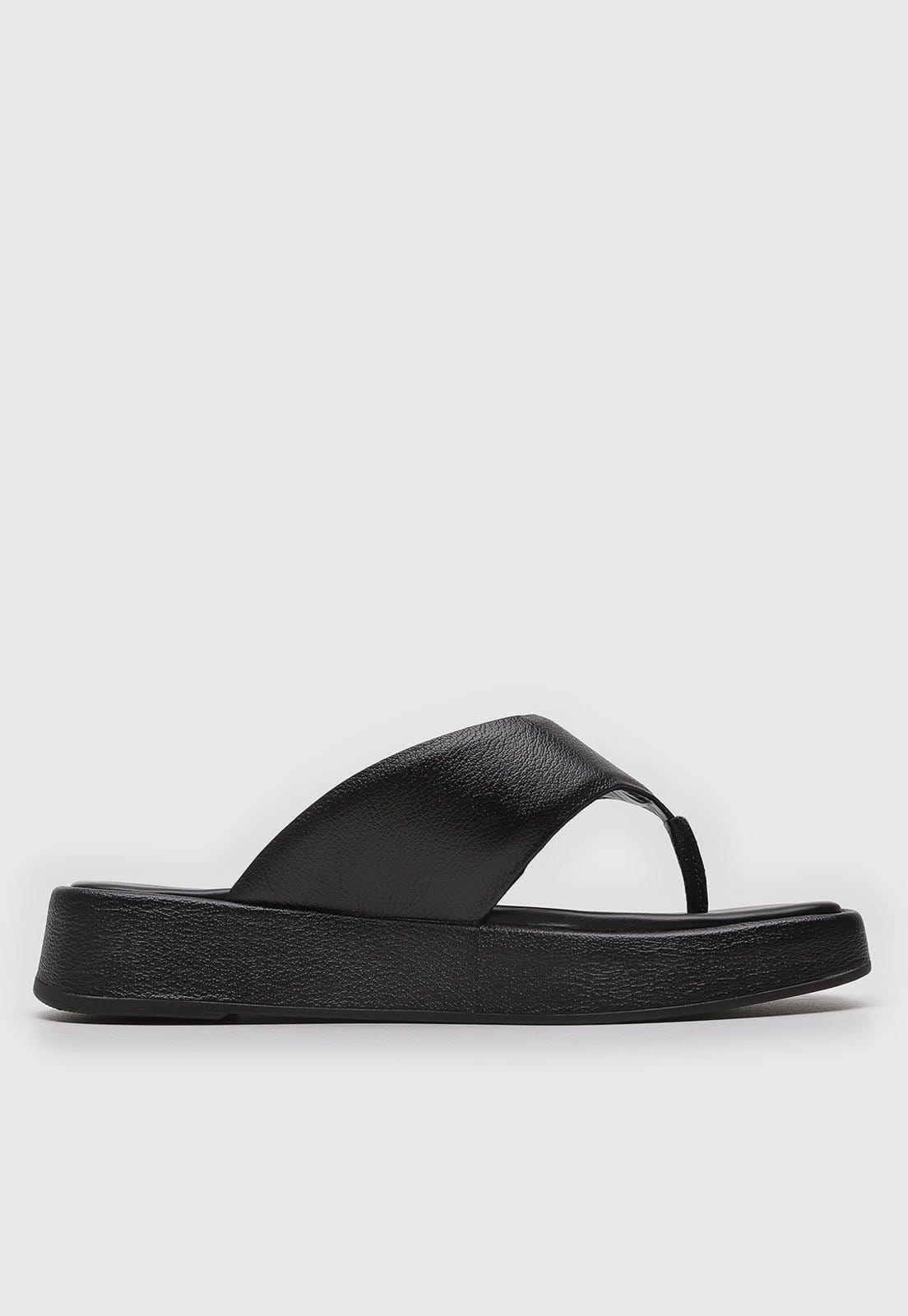 Vista 2 Sandália Feminina Jorge Bischoff Plataforma Preta Jorge Bischoff preto