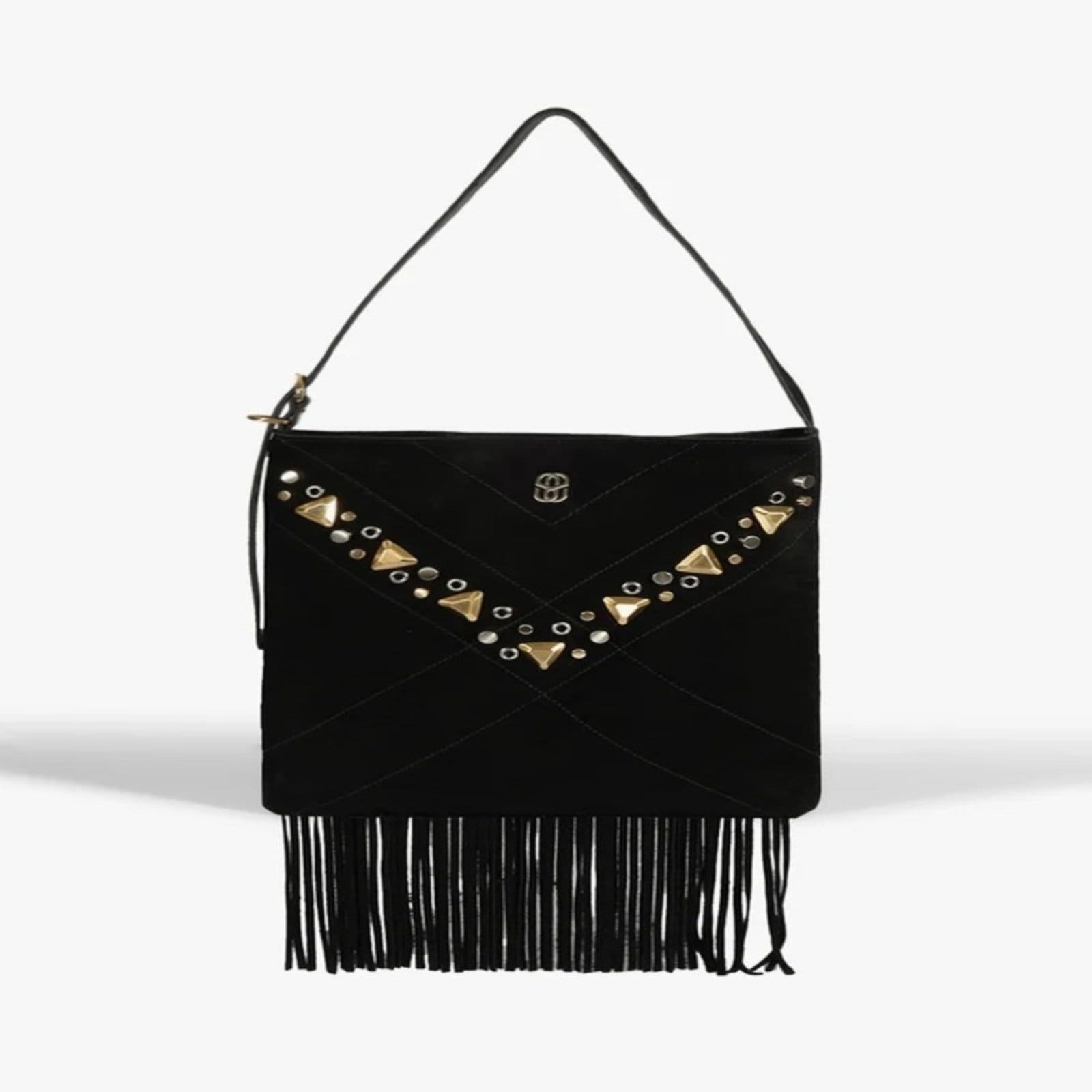 Bolsa Schutz Mally Tiracolo Pequena Franjas