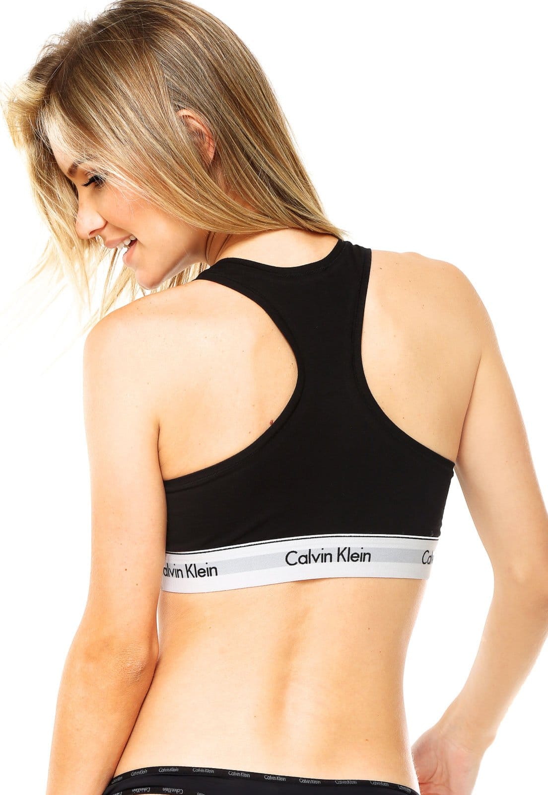 Vista 2 Top Calvin Klein Underwear Nadador Elástico Calvin Klein Underwear preto