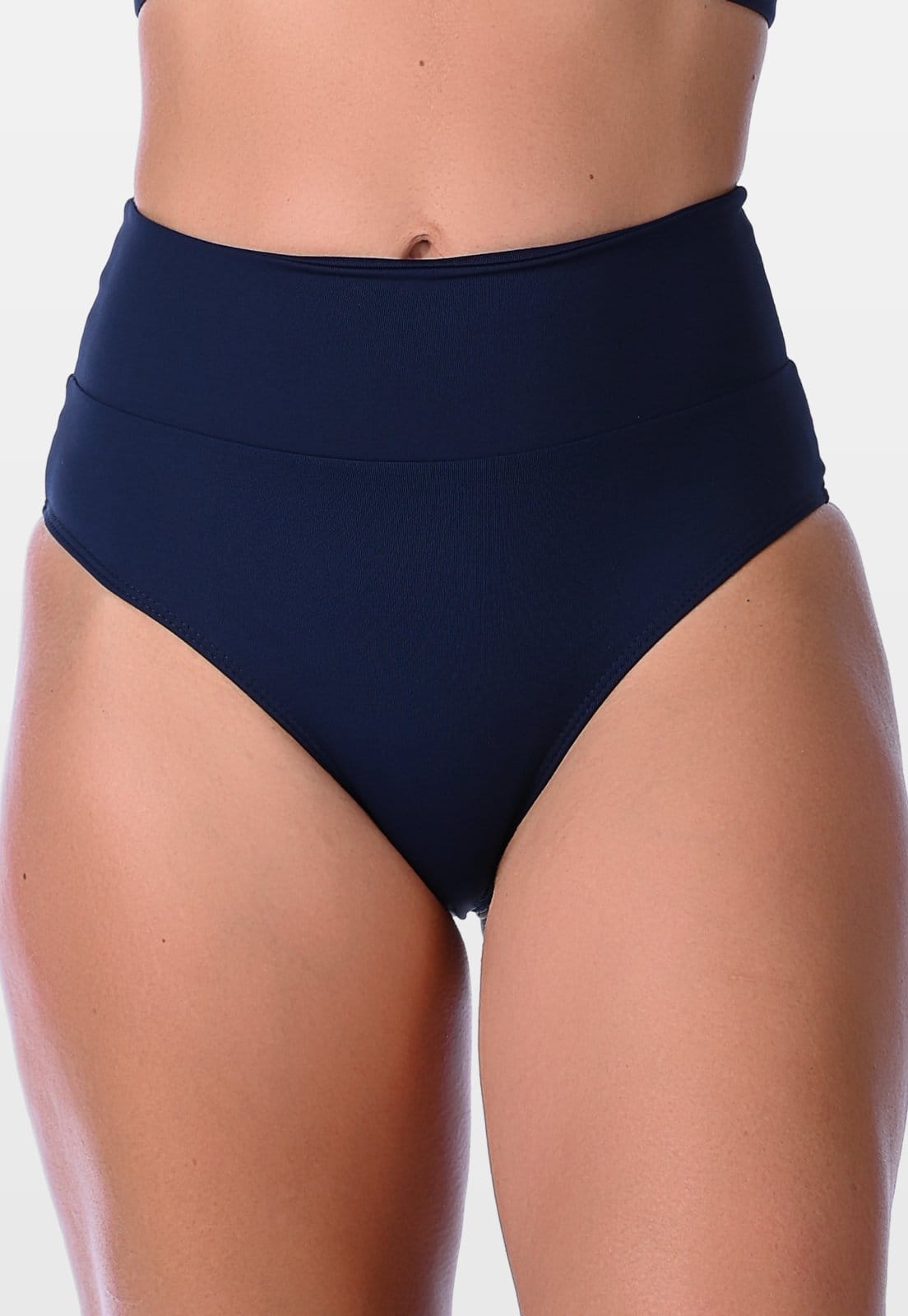 Calcinha Hot Pants Summer Soul Cós Duplo Azul Escuro