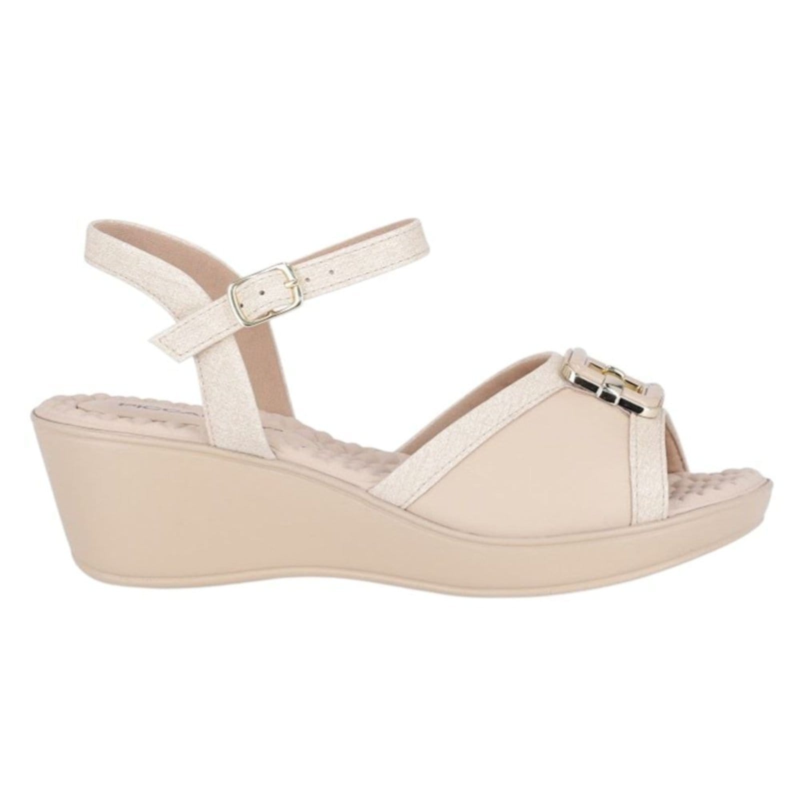 Sandália Piccadilly Cecilia Salto Anabela Feminino