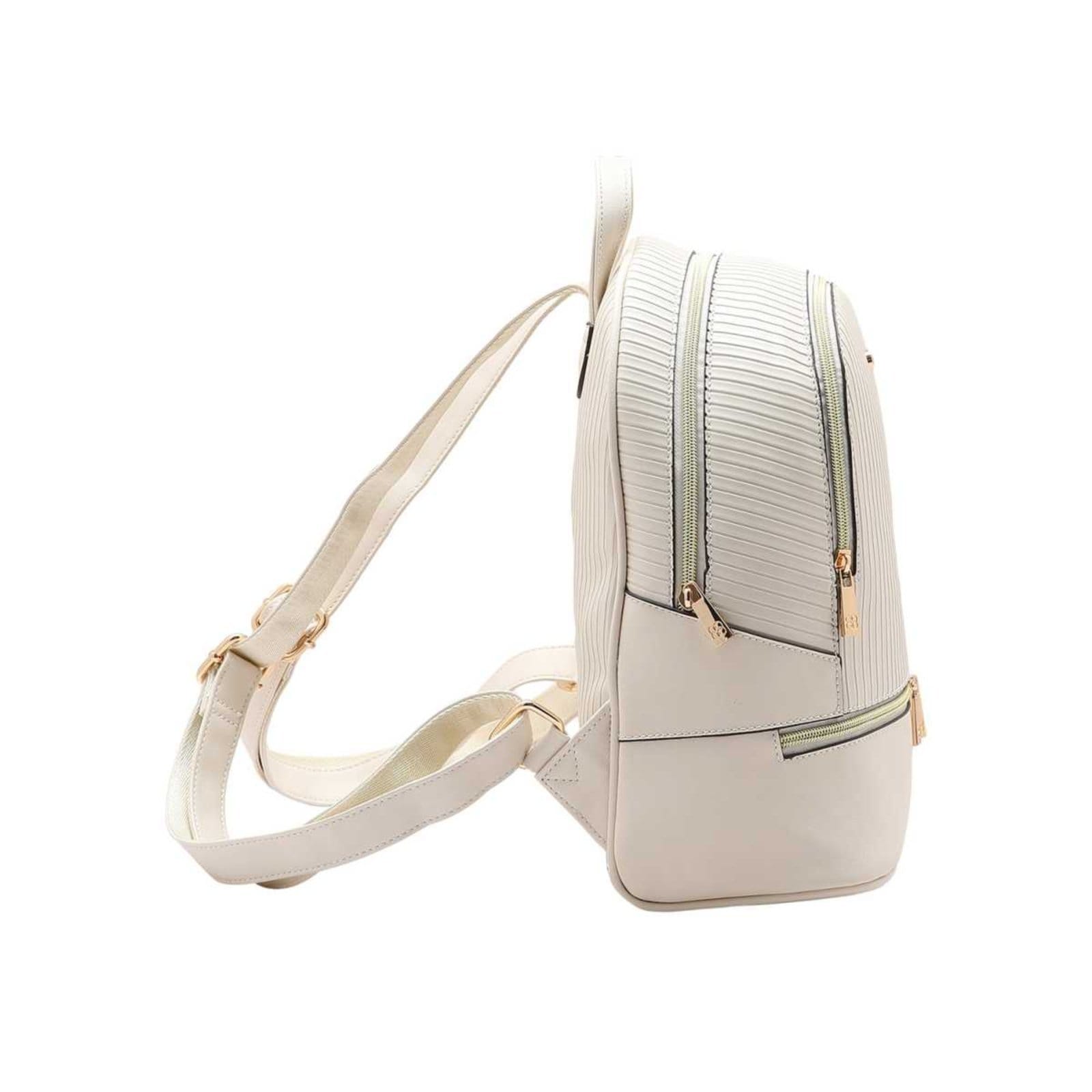 Vista 2 Mochila Feminina Chenson Atemporal 8485256 OFF WHITE Chenson off-white white