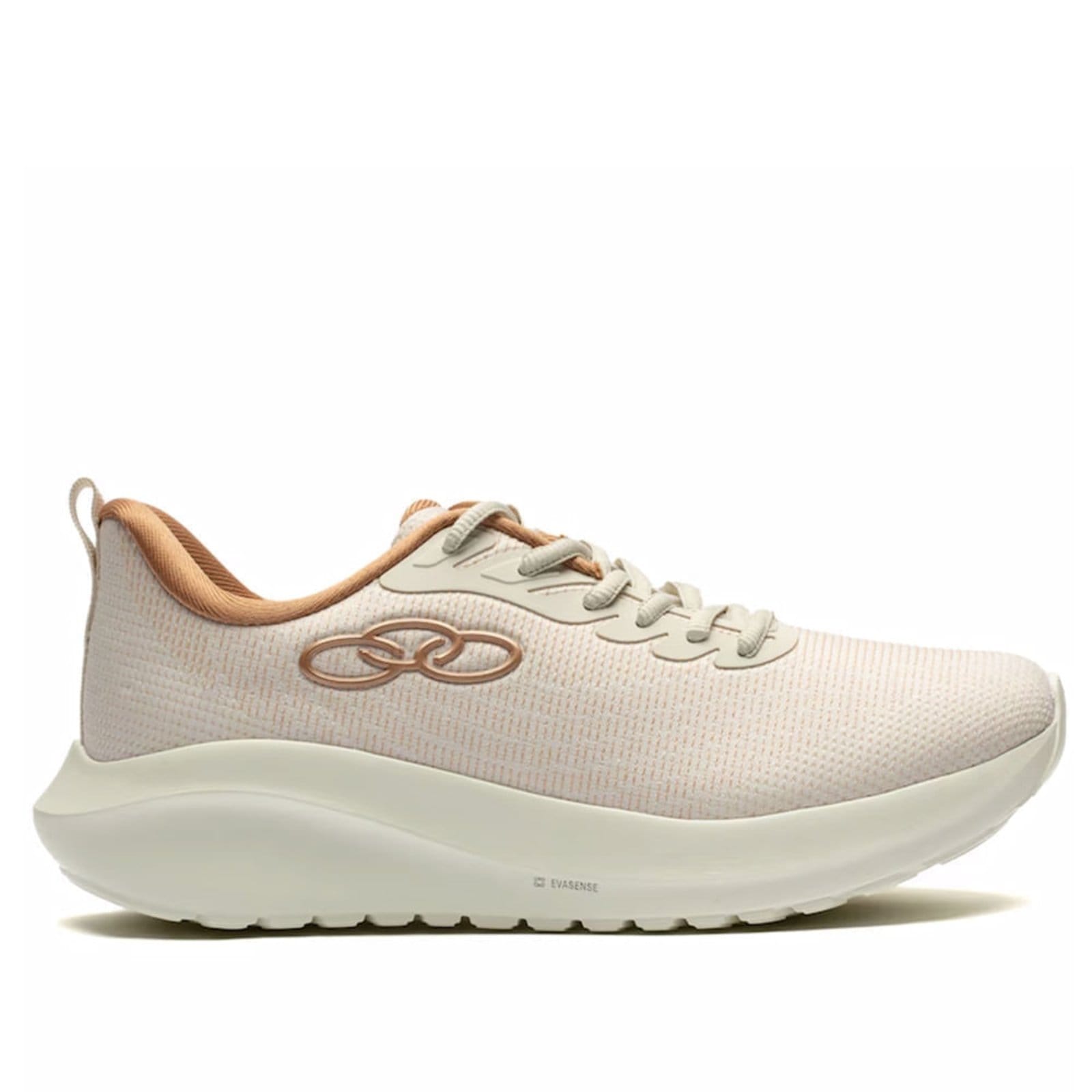 Vista 2 Tênis Feminino Olympikus Acqua 316 Evasense Claro OLYMPIKUS bege