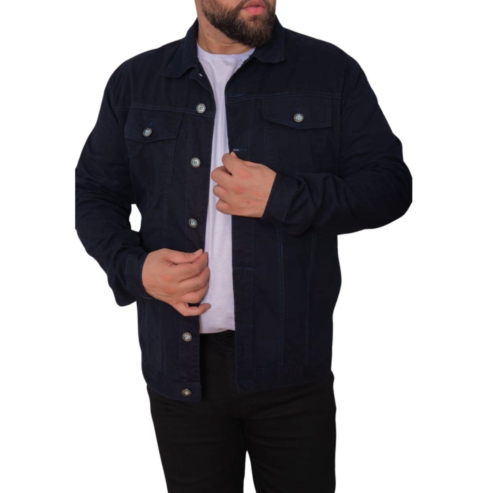 Jaqueta Sarja Masculino Plus Size