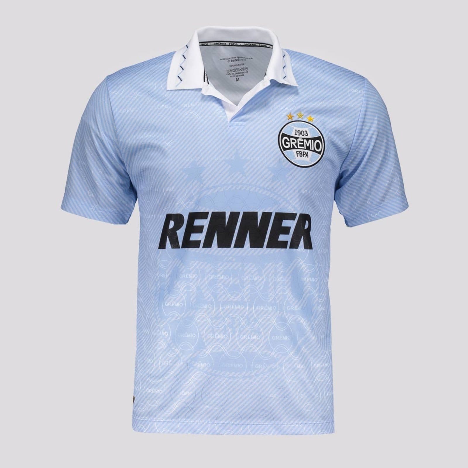 Camisa Grêmio Retrô Liberta 1995 Celeste