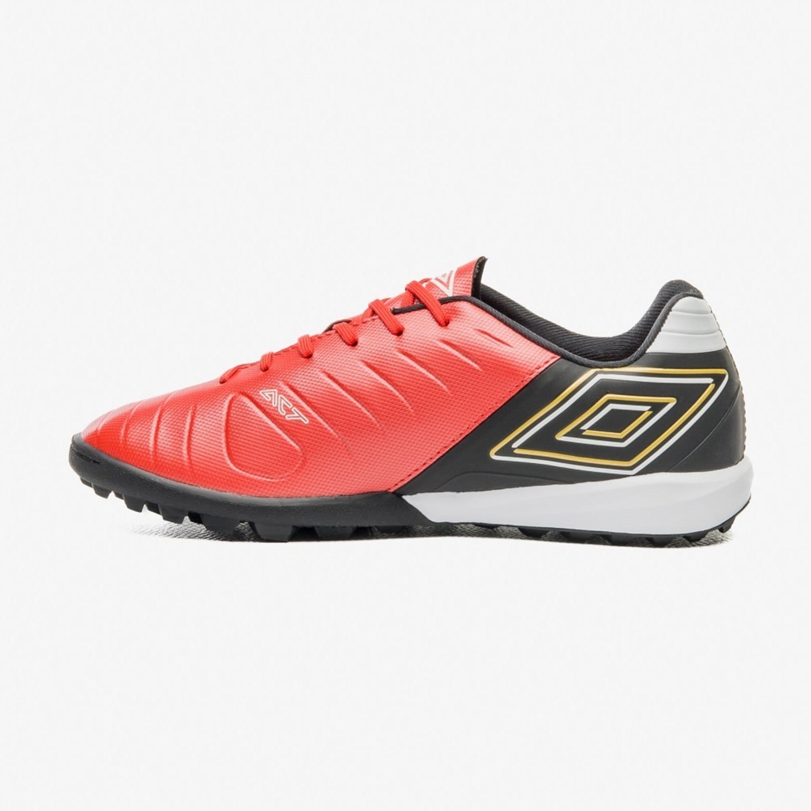 Vista 2 Chuteira Society Umbro Fifty VI Vermelho Umbro preto