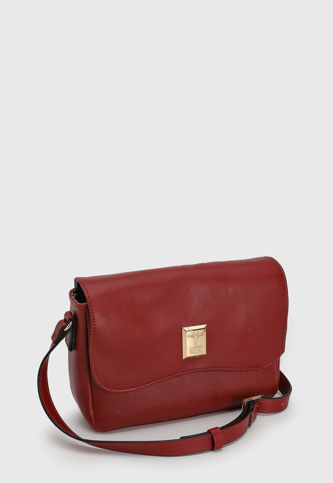 Vista 2 Bolsa Feminina Vizzano Média Alça Regulável Vermelha VIZZANO vermelho