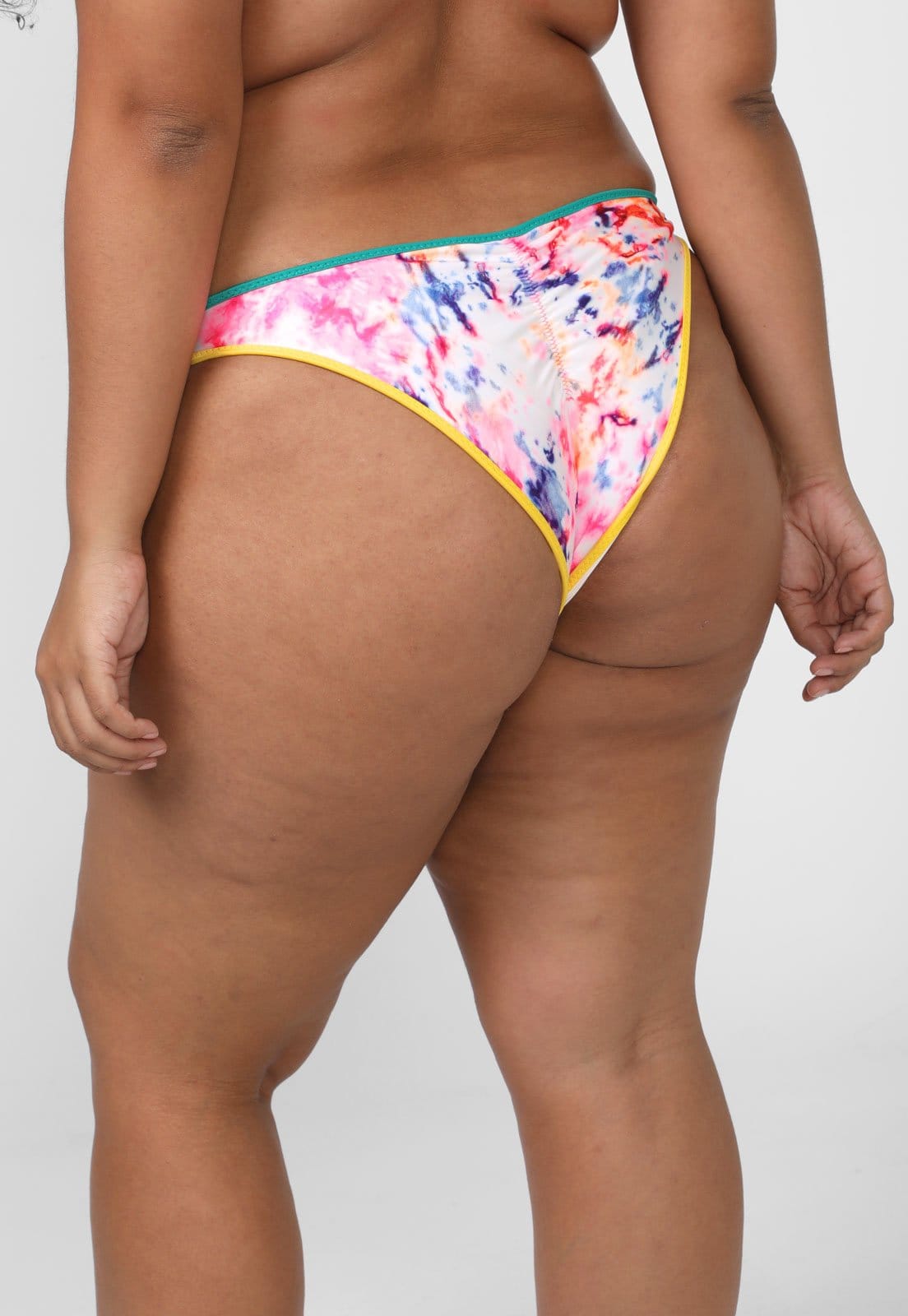 Vista 2 Calcinha CIA.MARITIMA Tanga Tie Dye Branca CIA.MARITIMA branco