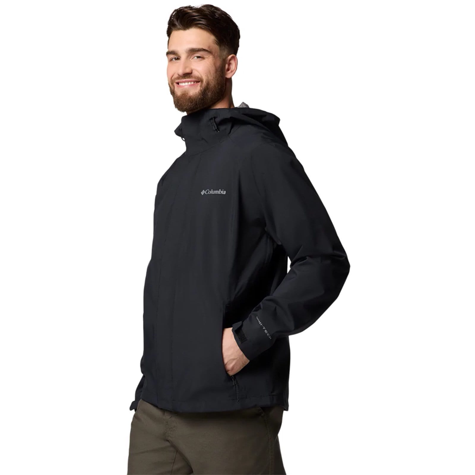 Vista 2 Jaqueta Columbia Rain Earth Explorer 2 Shell Masculino Columbia preto