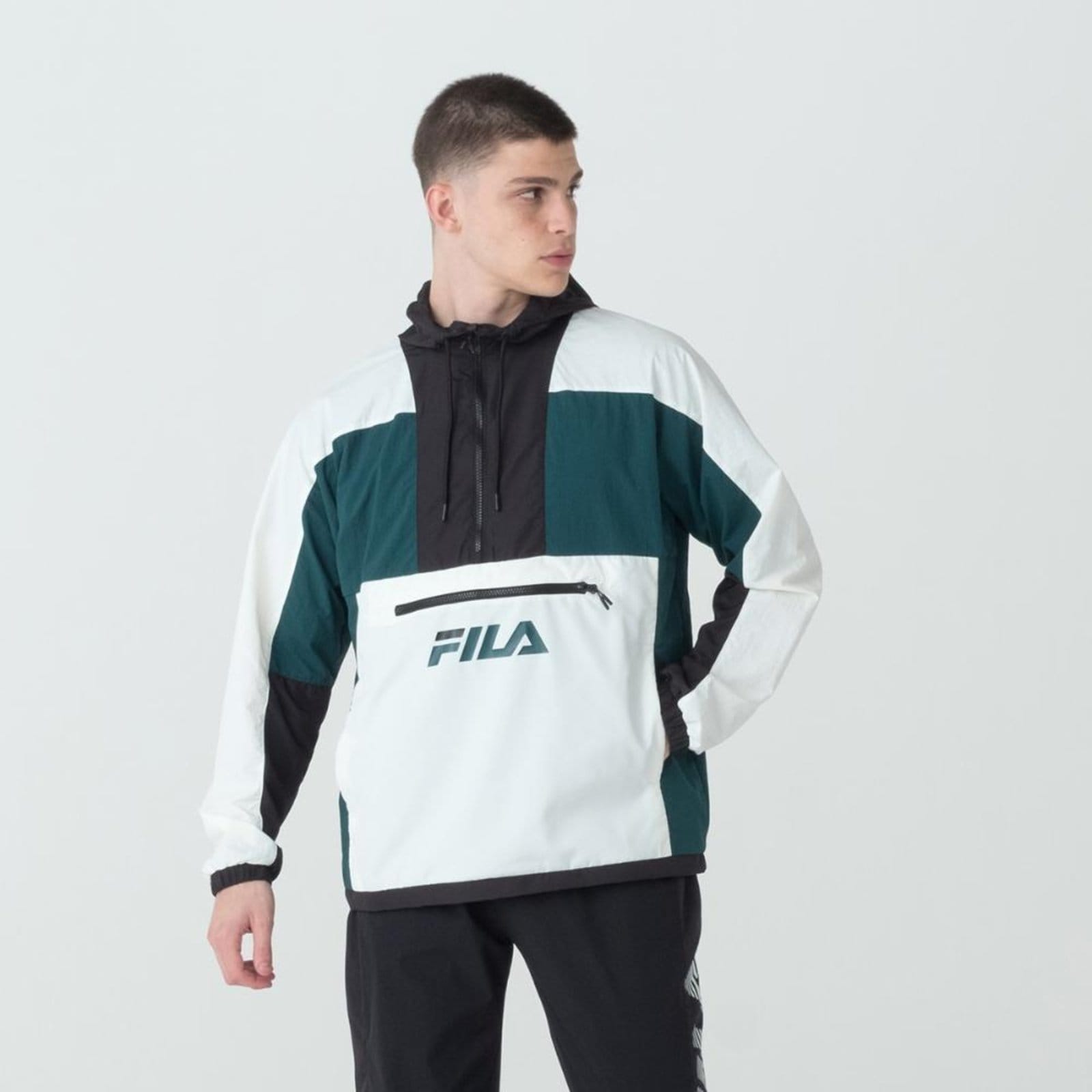 Vista principal Jaqueta Fila Anorak Wind Masculina Fila incolor
