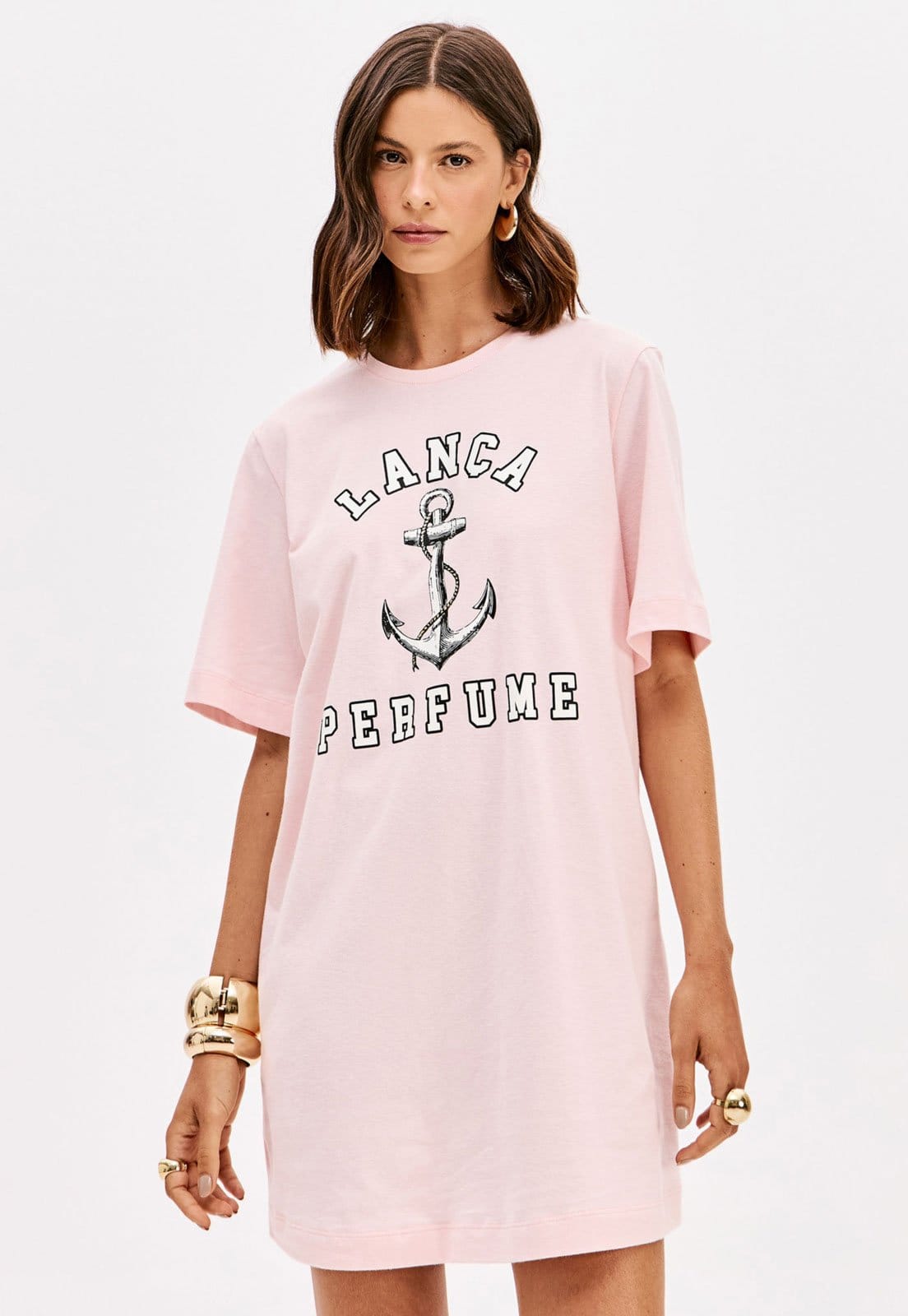 Vestido Lança Perfume Curto T Dress Estampado