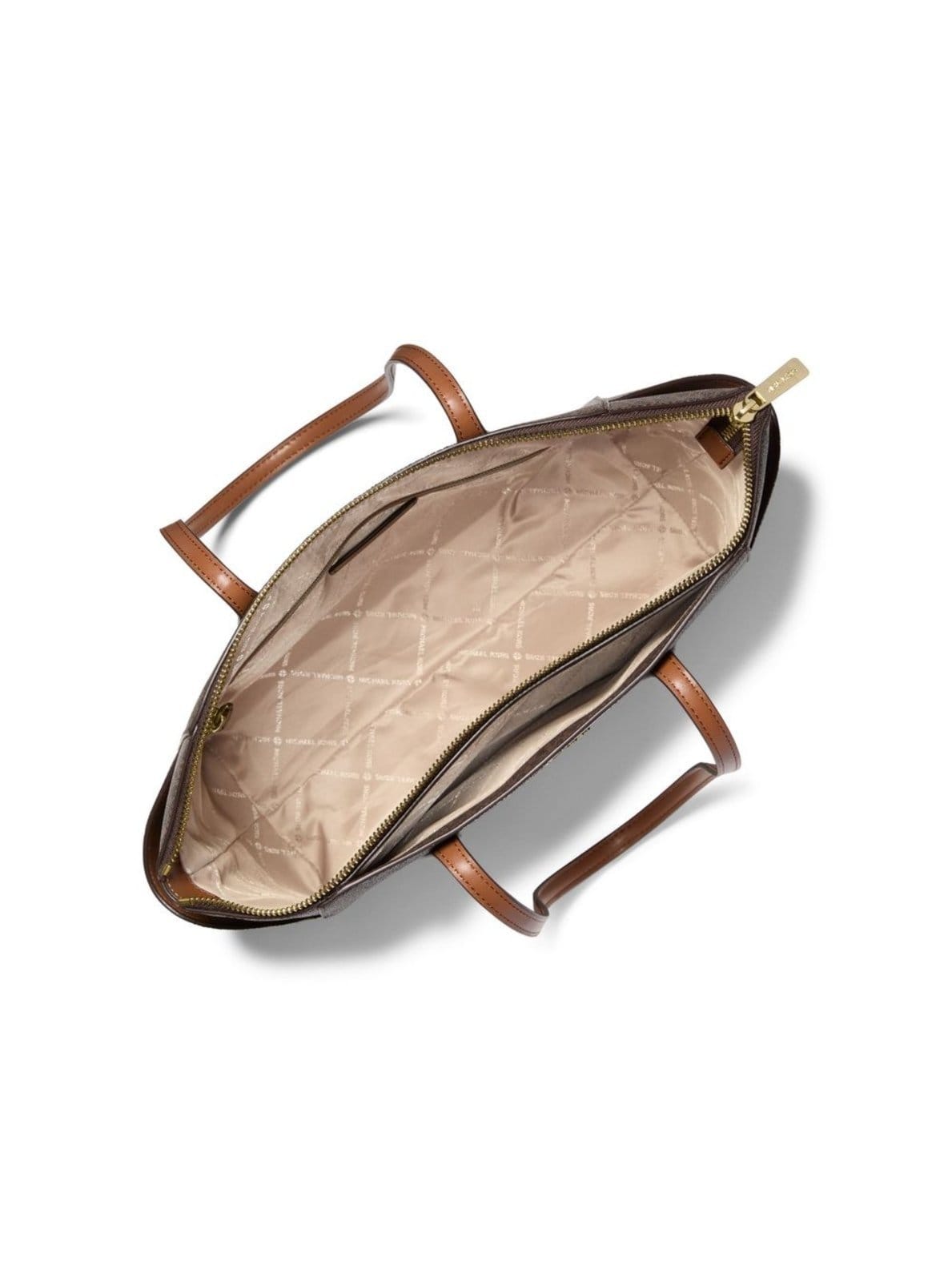 Vista 2 Bolsa Tote Marilyn Logo Média 35F5G6AT2B200 Michael Kors marrom